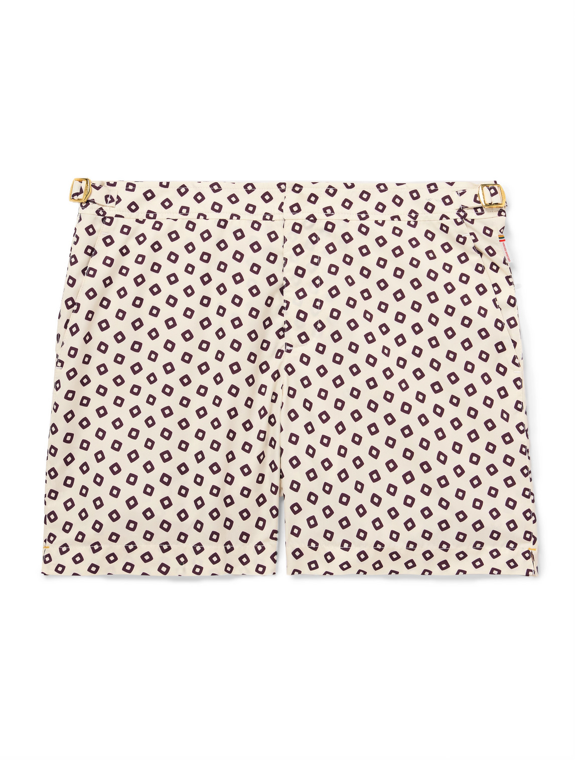 Orlebar Brown Bulldog Straight-leg Mid-length Printed Recycled Swim Shorts