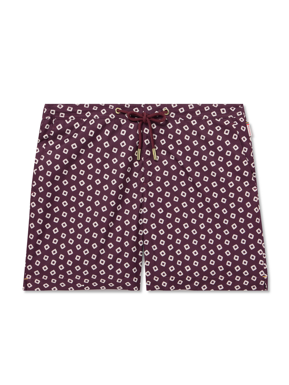 Orlebar Brown Bulldog Straight-leg Mid-length Printed Recycled Swim Shorts