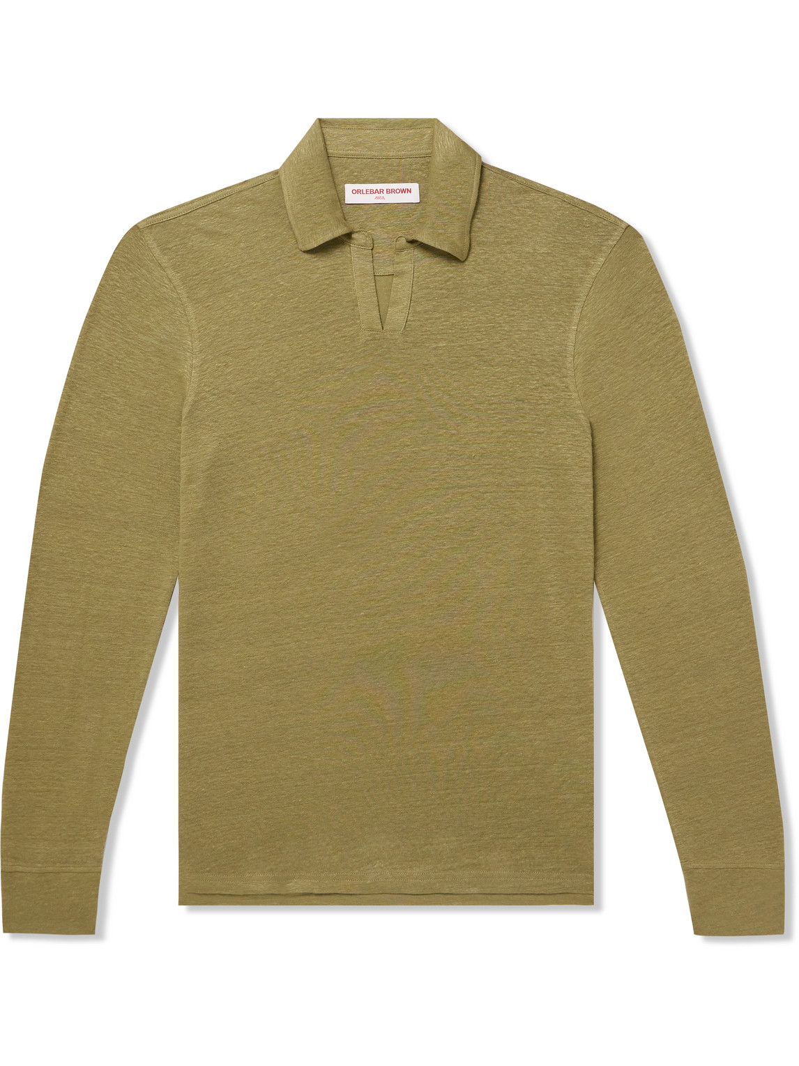 Orlebar Brown Felix Linen-jersey Polo Shirt
