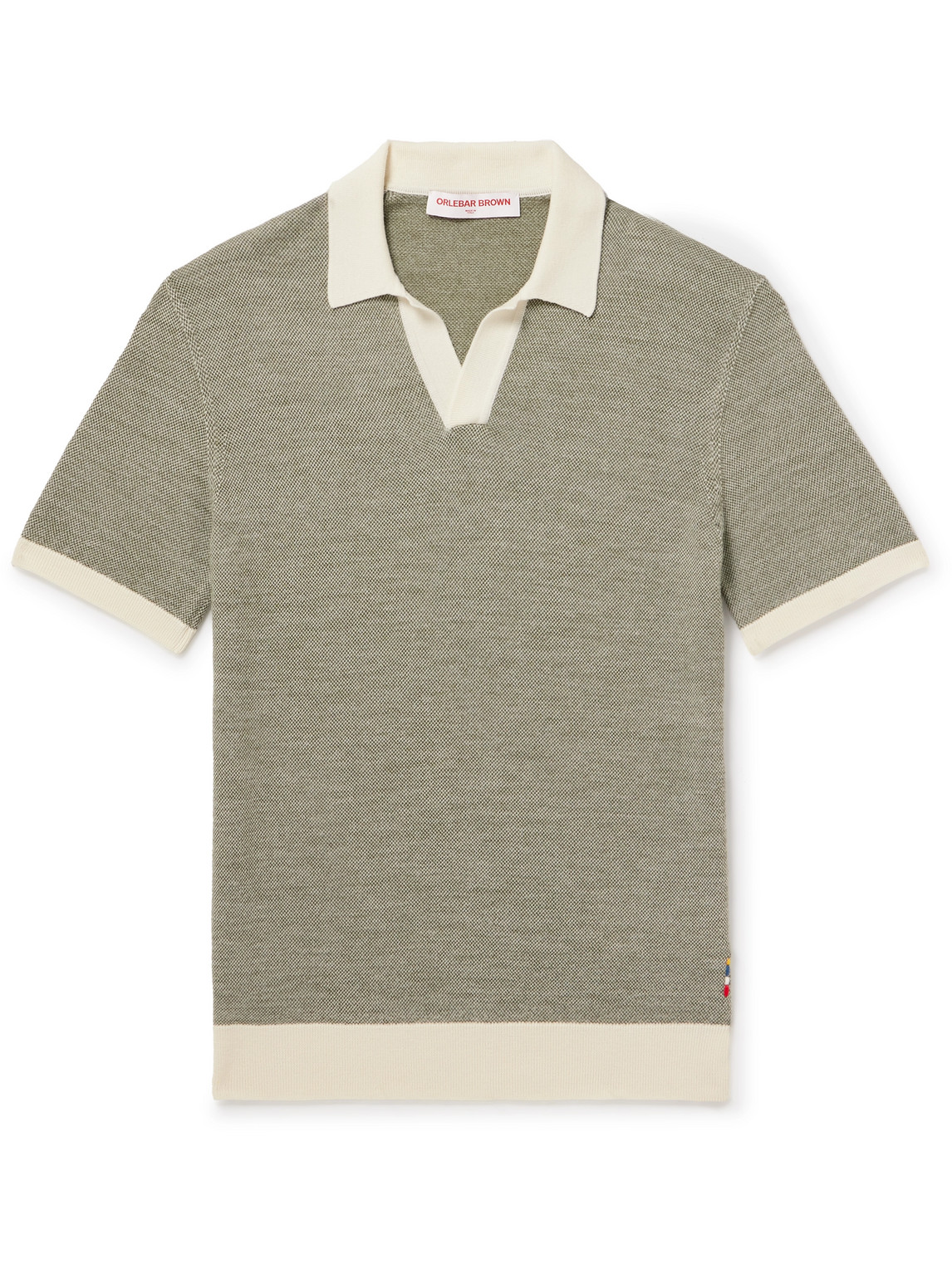 Orlebar Brown Horton Slim-fit Merino Wool Polo Shirt