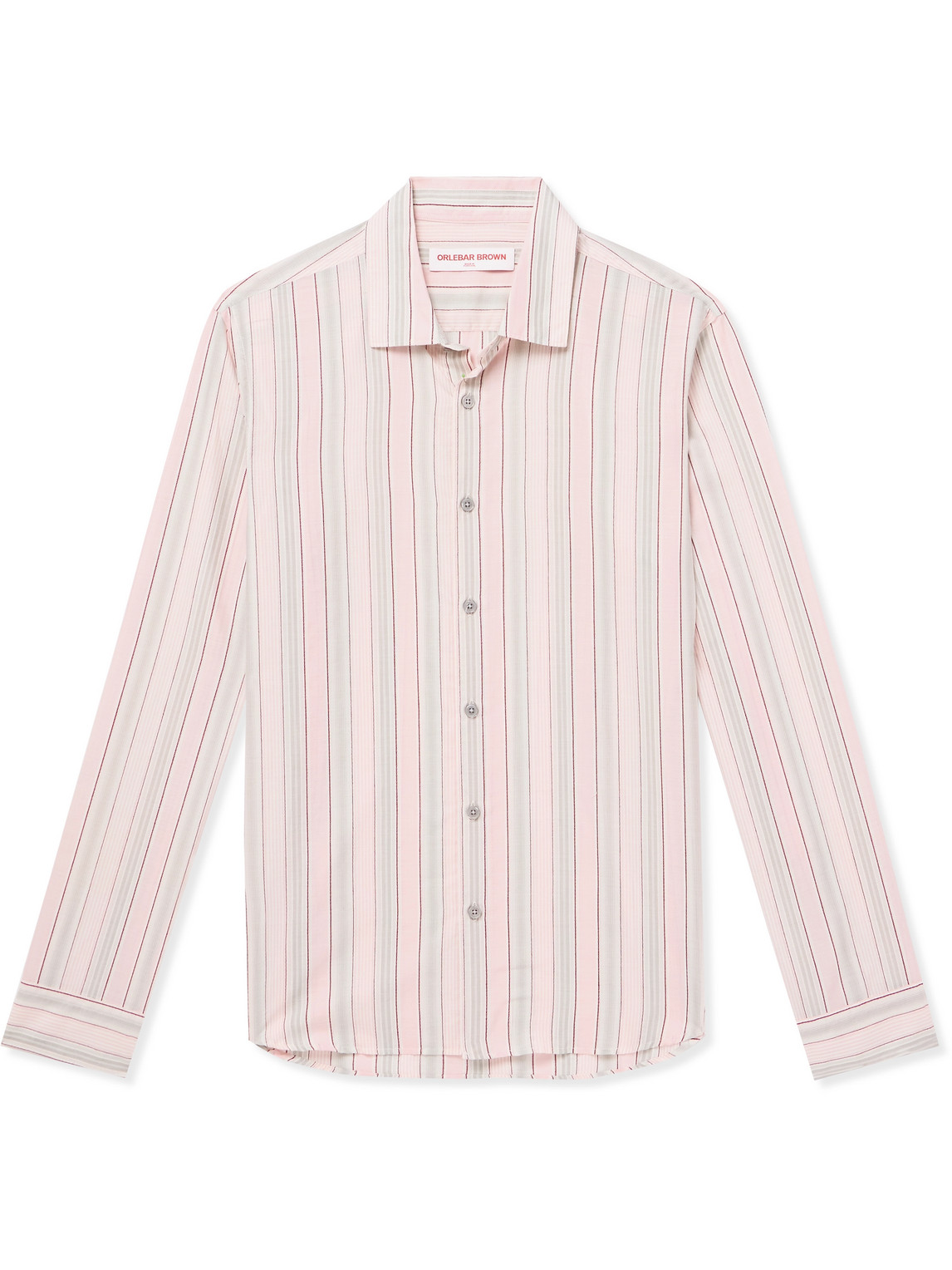 Orlebar Brown Giles Slim-fit Striped Cotton Shirt
