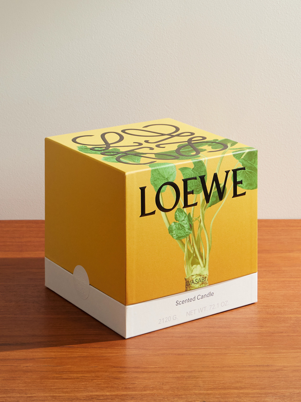  Loewe Perfumes - Wasabi Large Scented Candle, 2120g - Men - Yellow 