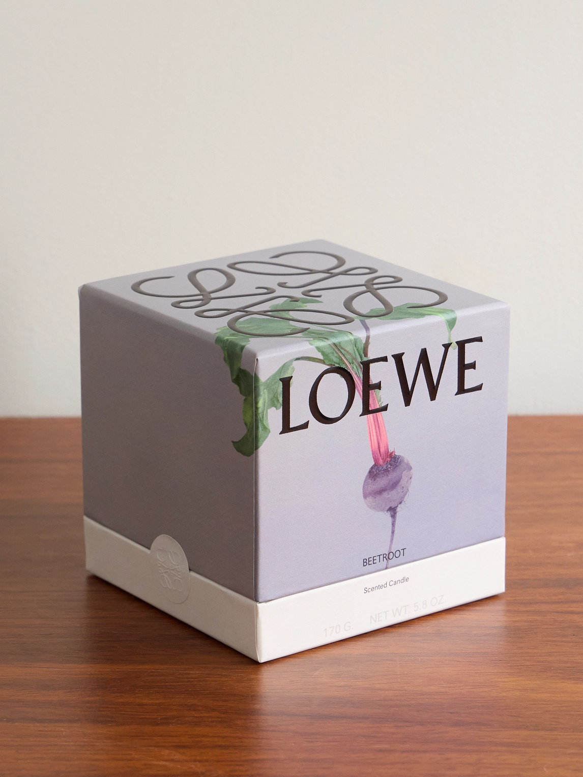  Loewe Perfumes - Beetroot Small Scented Candle, 170g - Men - Burgundy 