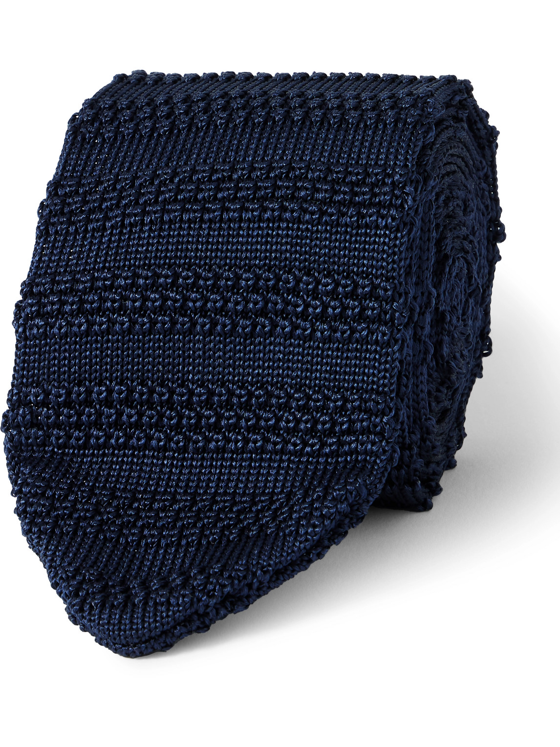 7cm Knitted Silk Tie