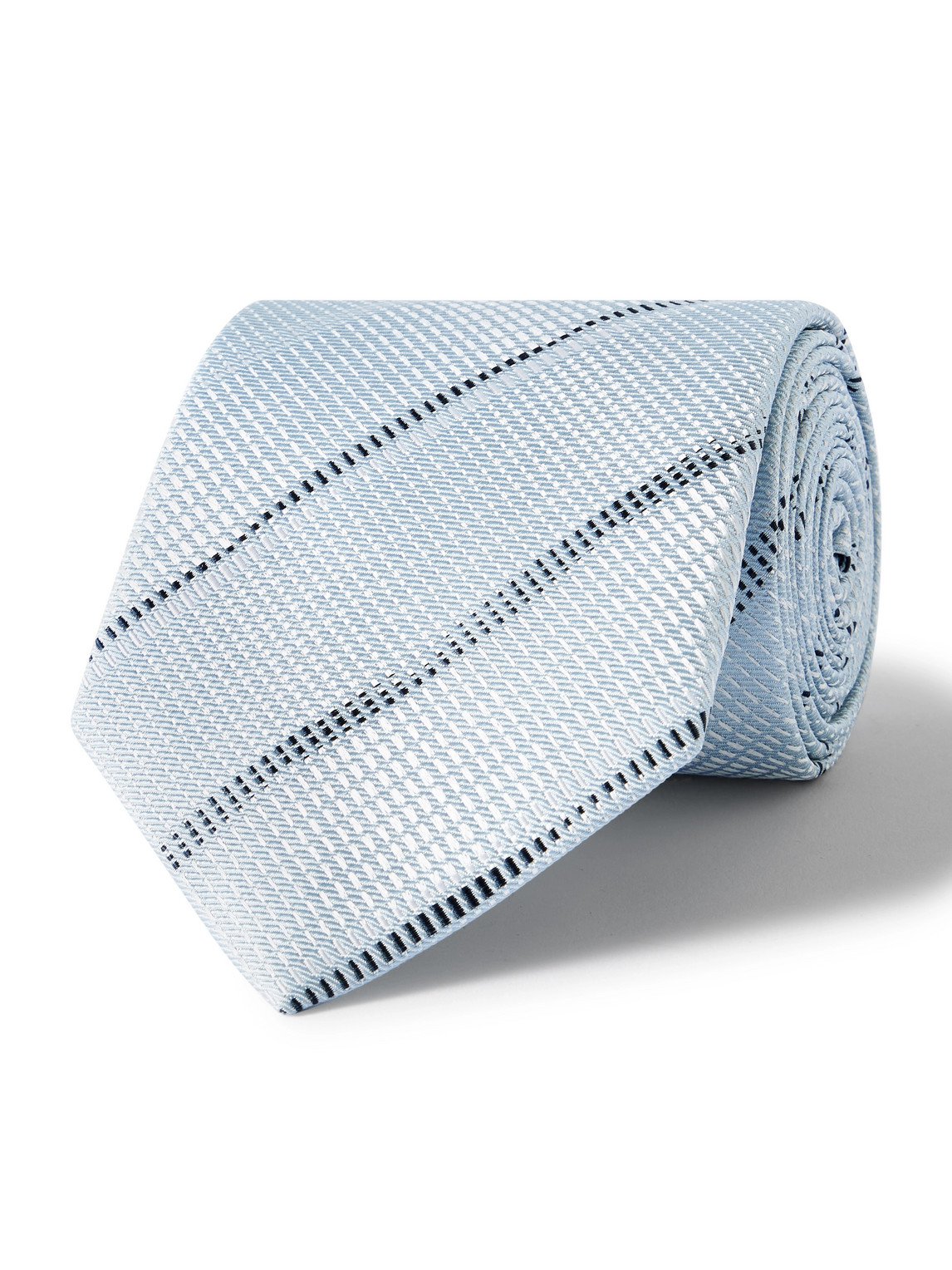 8.5cm Stripe Silk-Jacquard Tie