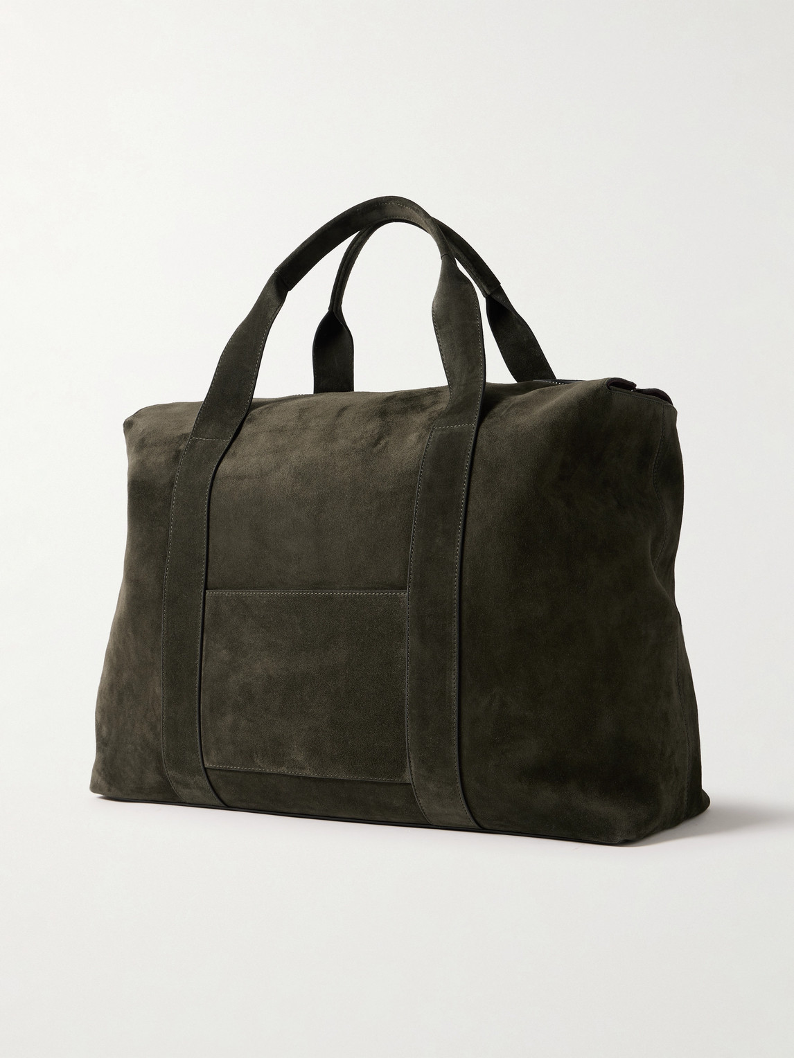  Métier - Racer 53 Suede Weekend Bag - Men - Green 