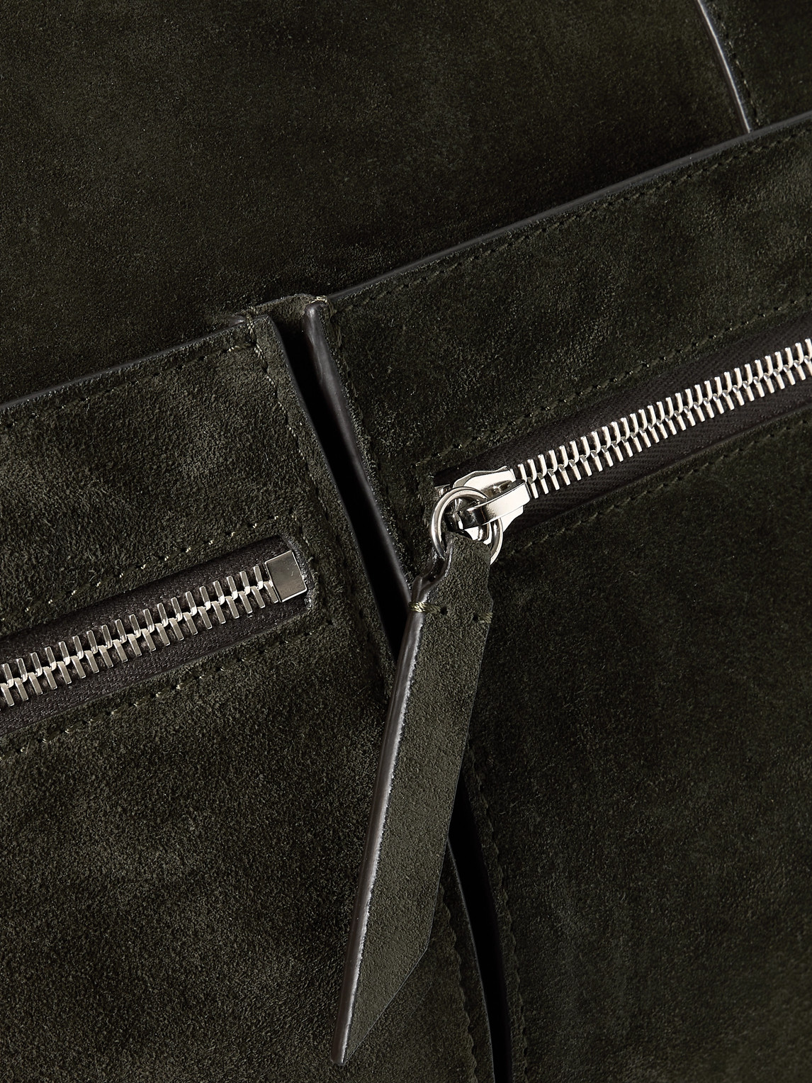  Métier - Racer 53 Suede Weekend Bag - Men - Green 
