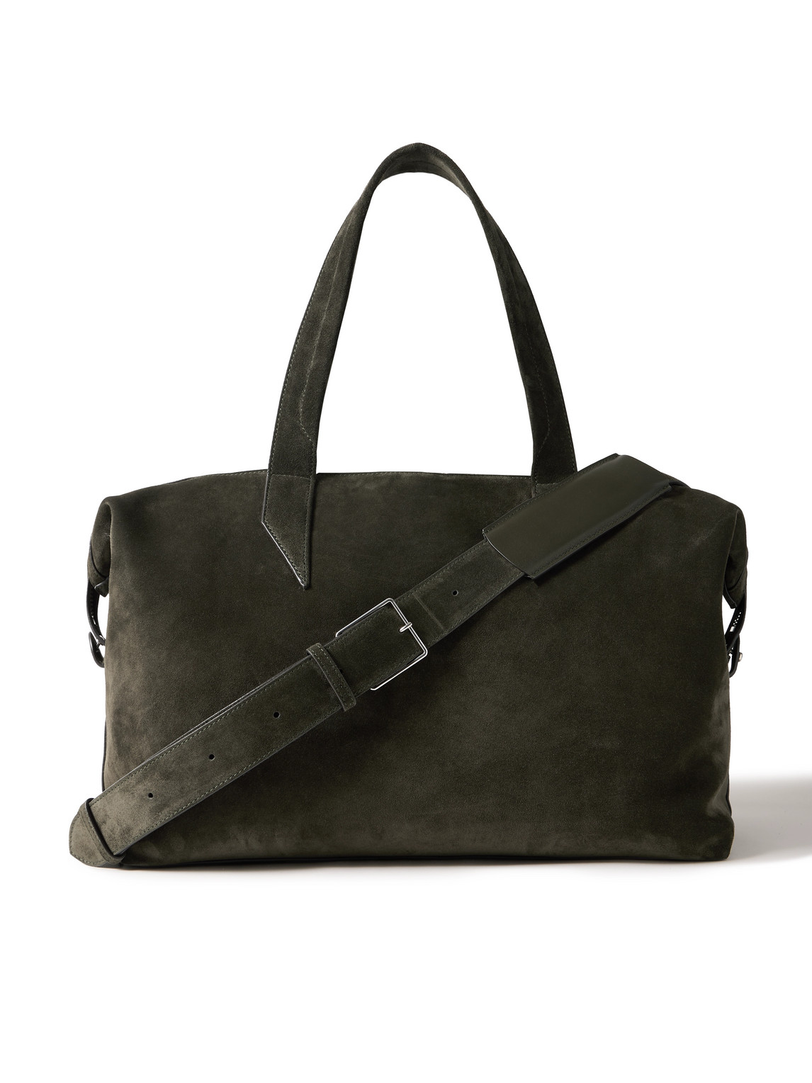 Metier Nomad All Day Suede Holdall In Green