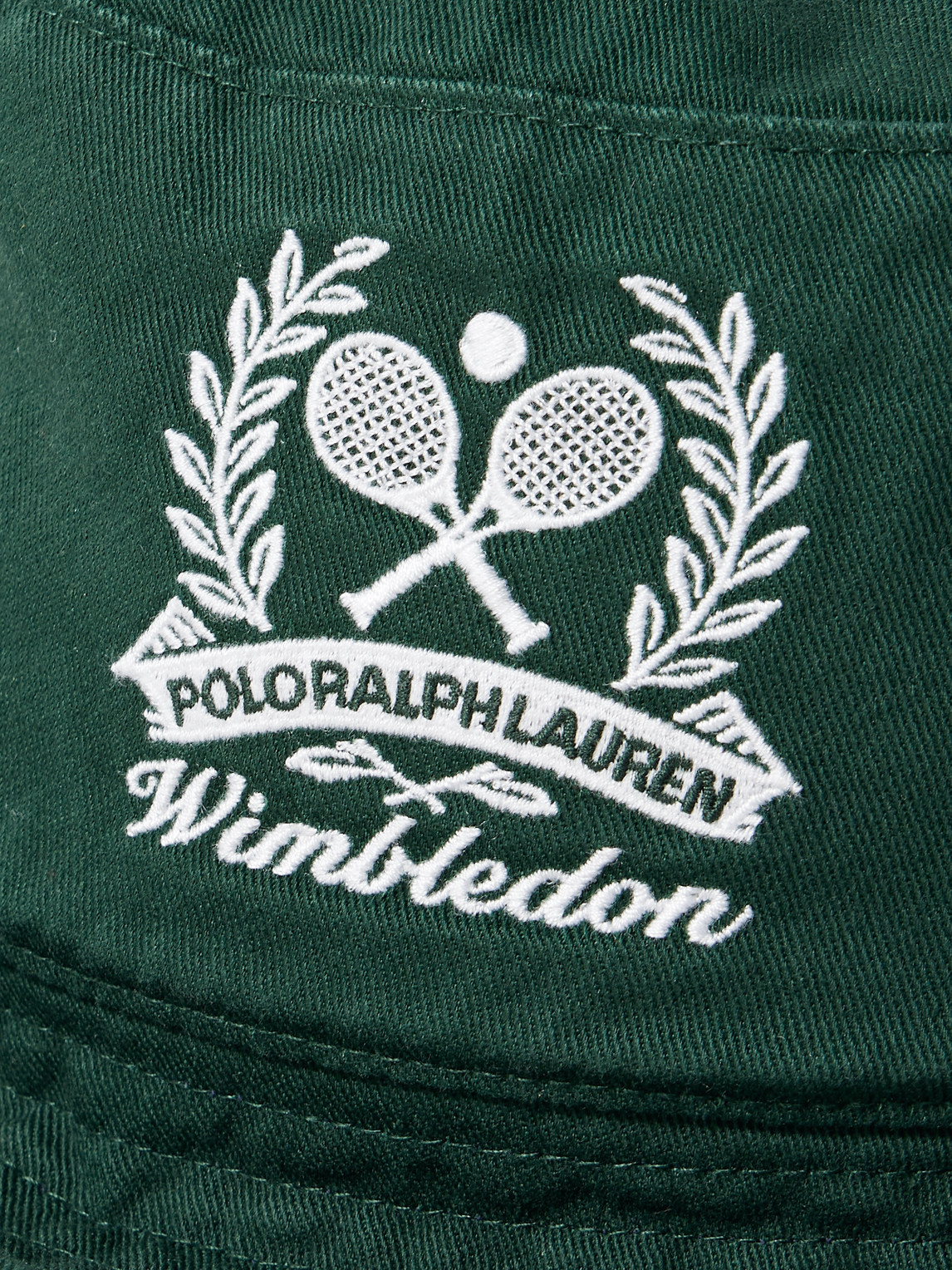 Polo Ralph Lauren Wimbledon Reversible Logo-embroidered Cotton-twill And Terry Bucket Hat