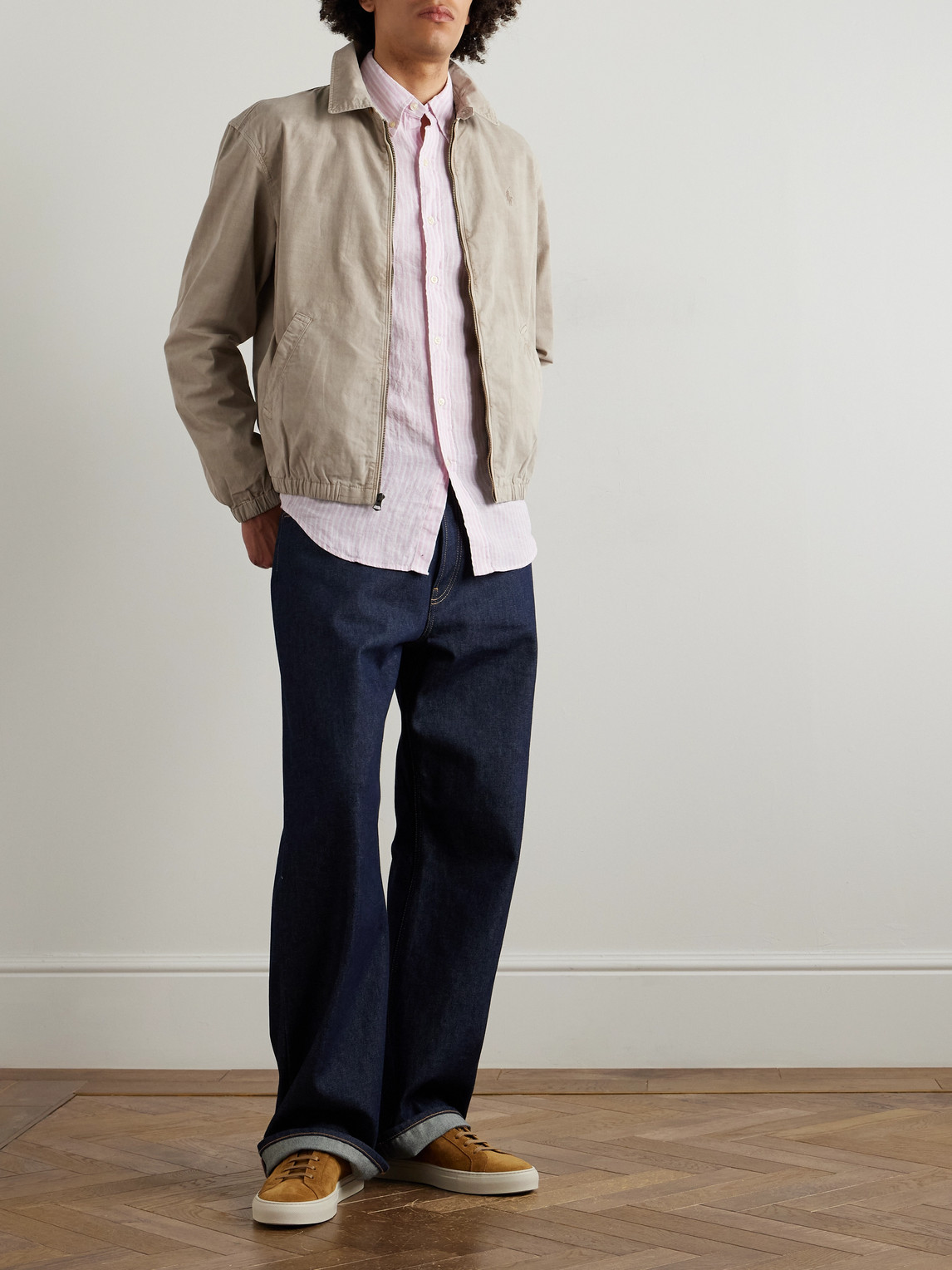 Polo Ralph Lauren Mens Lightweight Windbreaker Regular Big Tall In Neutrals