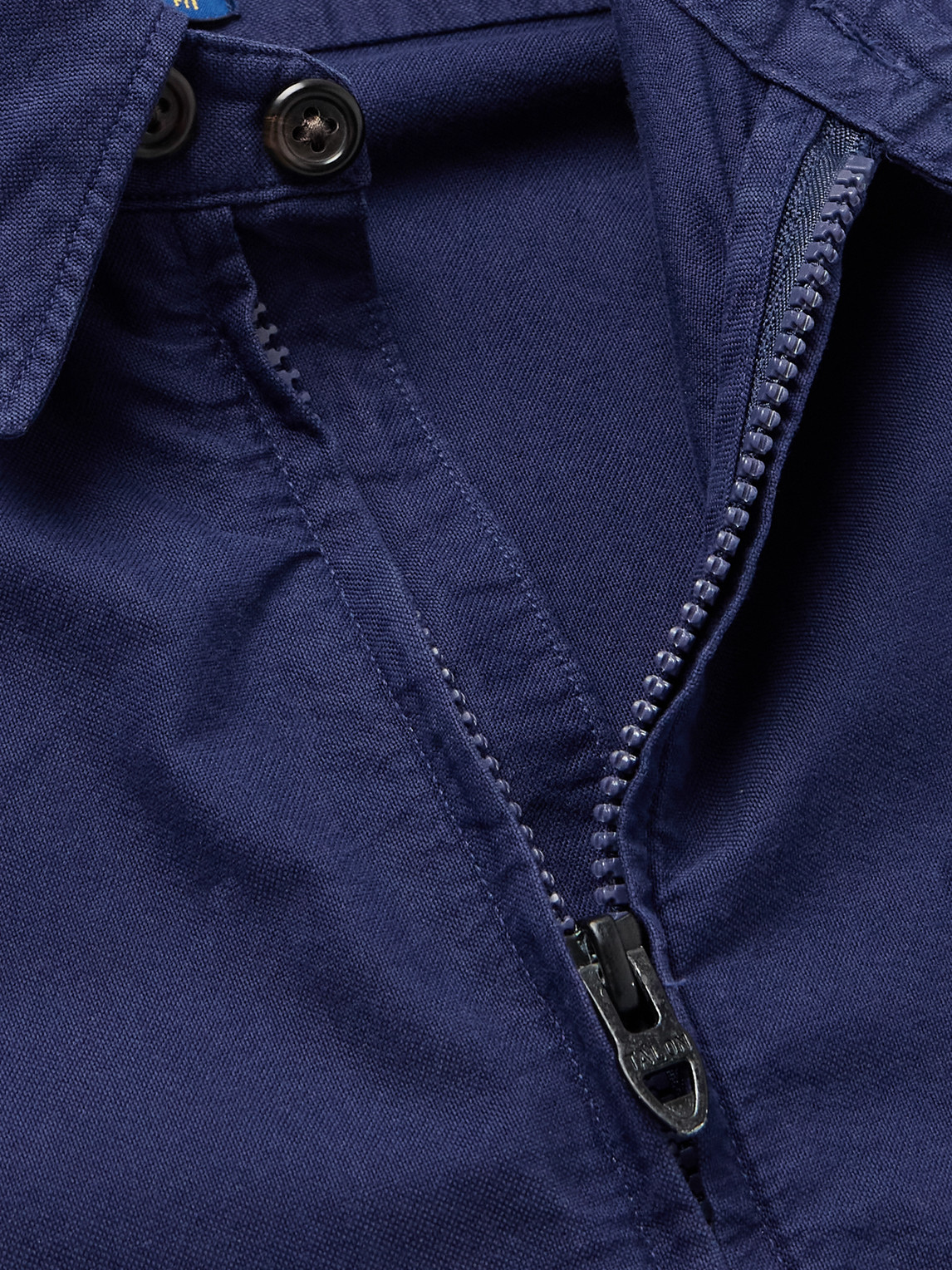 Polo Ralph Lauren Garment-dyed Cotton Oxford Shirt Jacket In Blue