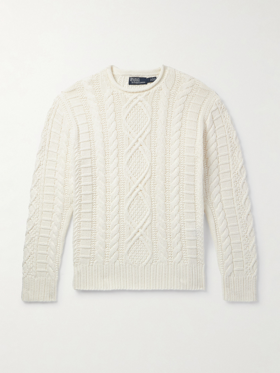 Cable-Knit Cotton Sweater