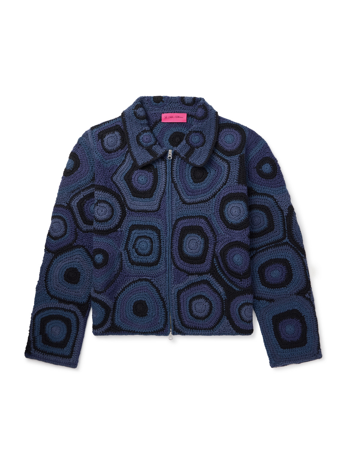 Strata Crocheted Cotton Jacket