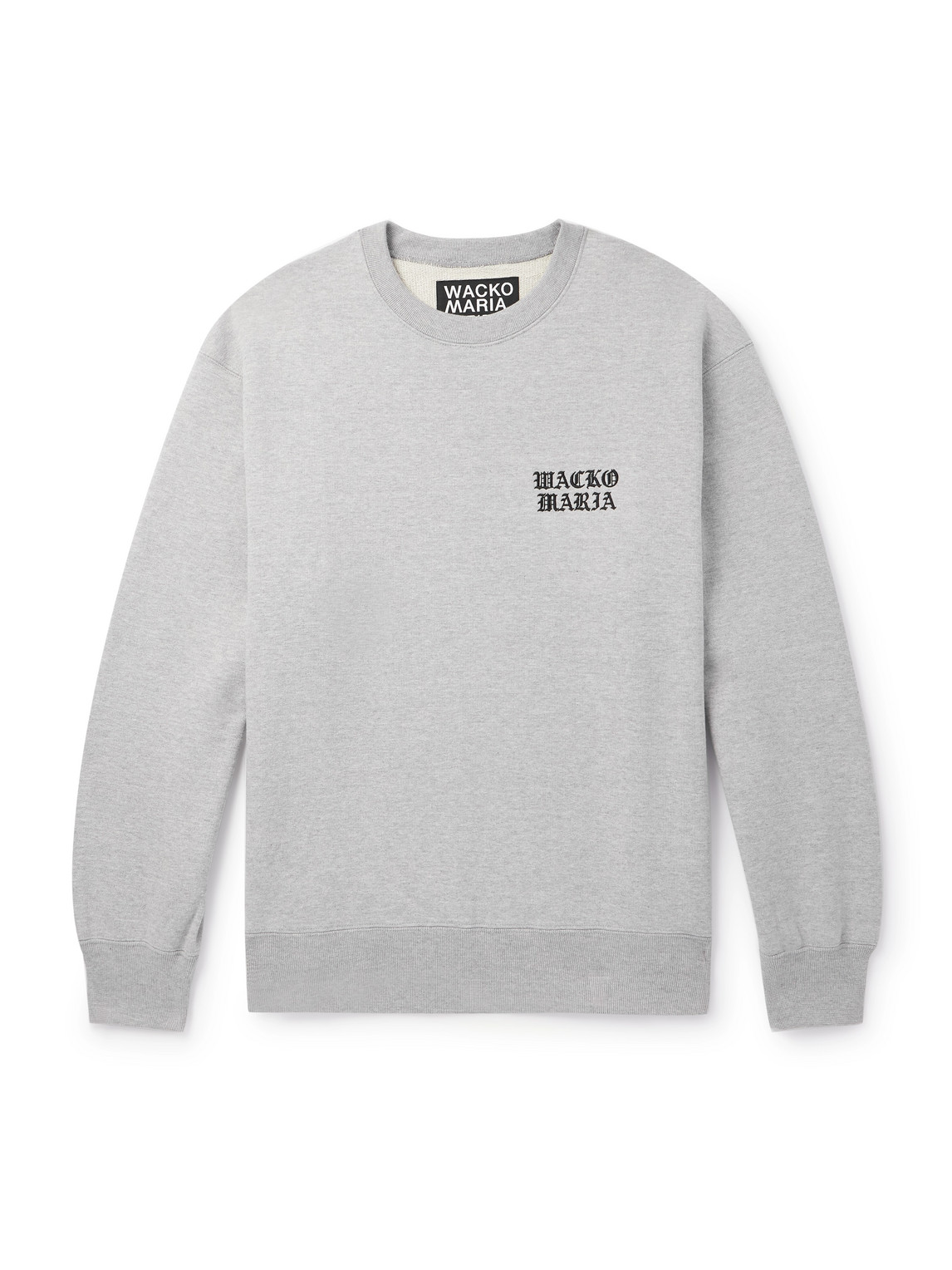 Logo-Embroidered Cotton-Jersey Sweatshirt