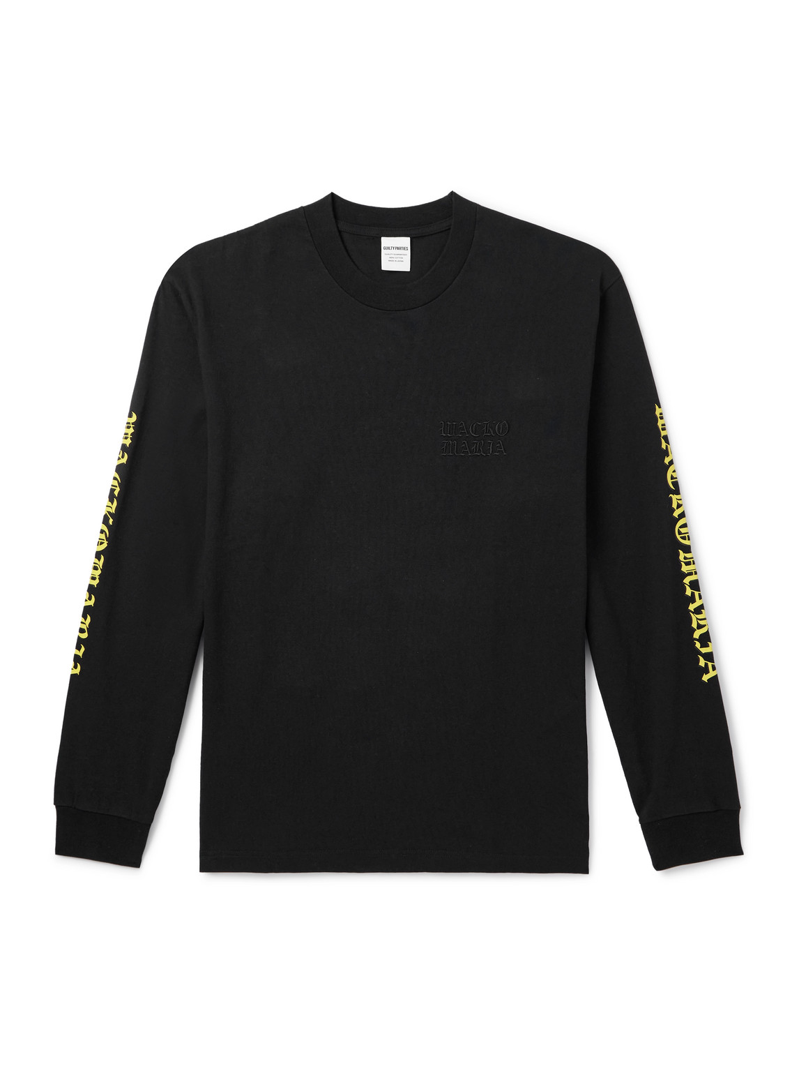 Logo-Embroidered Printed Cotton-Jersey T-Shirt