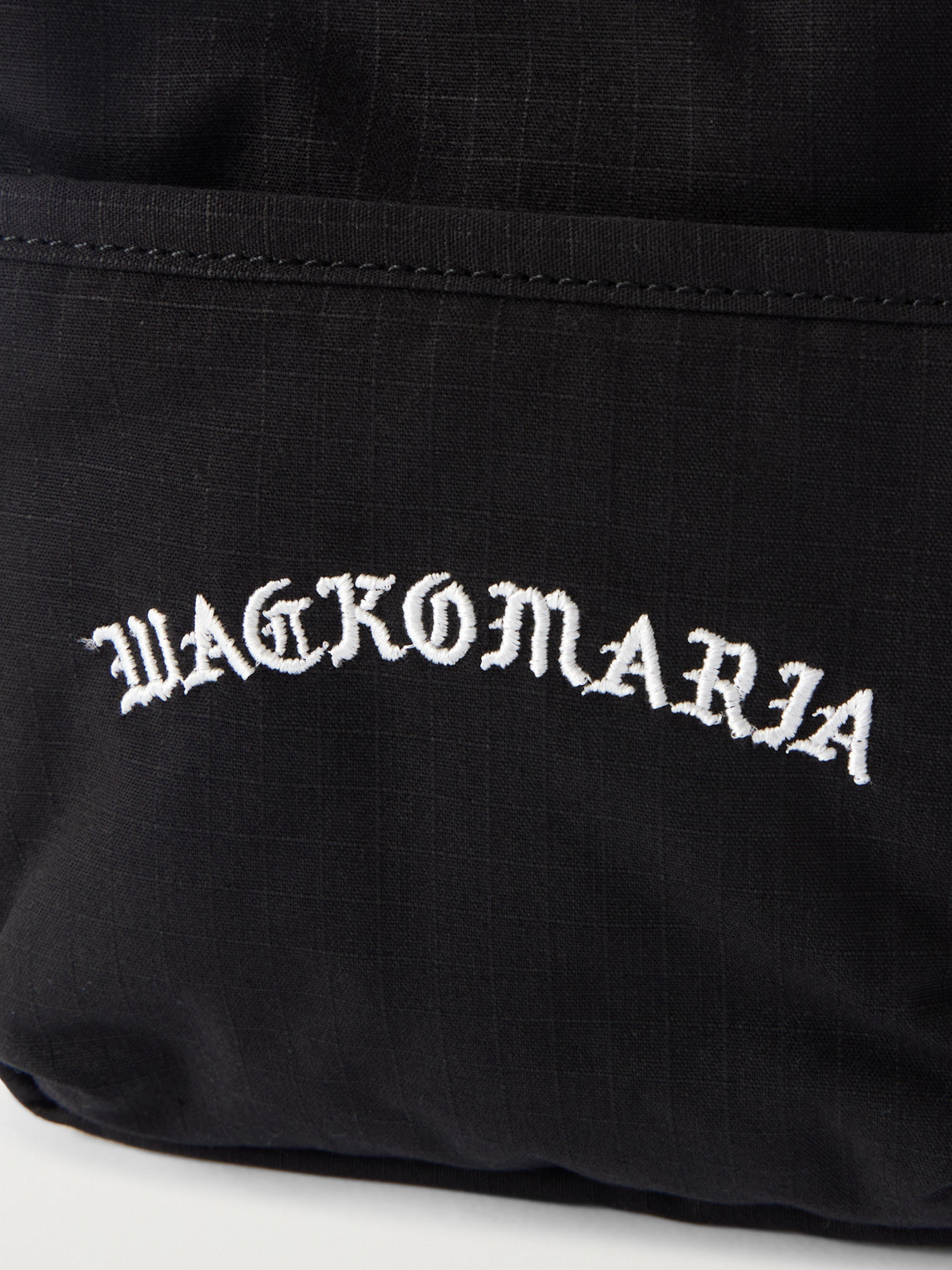 Wacko Maria Speak Easy Small Logo-embroidered Ripstop Pouch