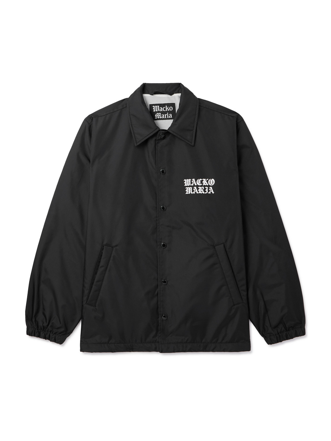 Logo-Print Nylon Coach Jacket
