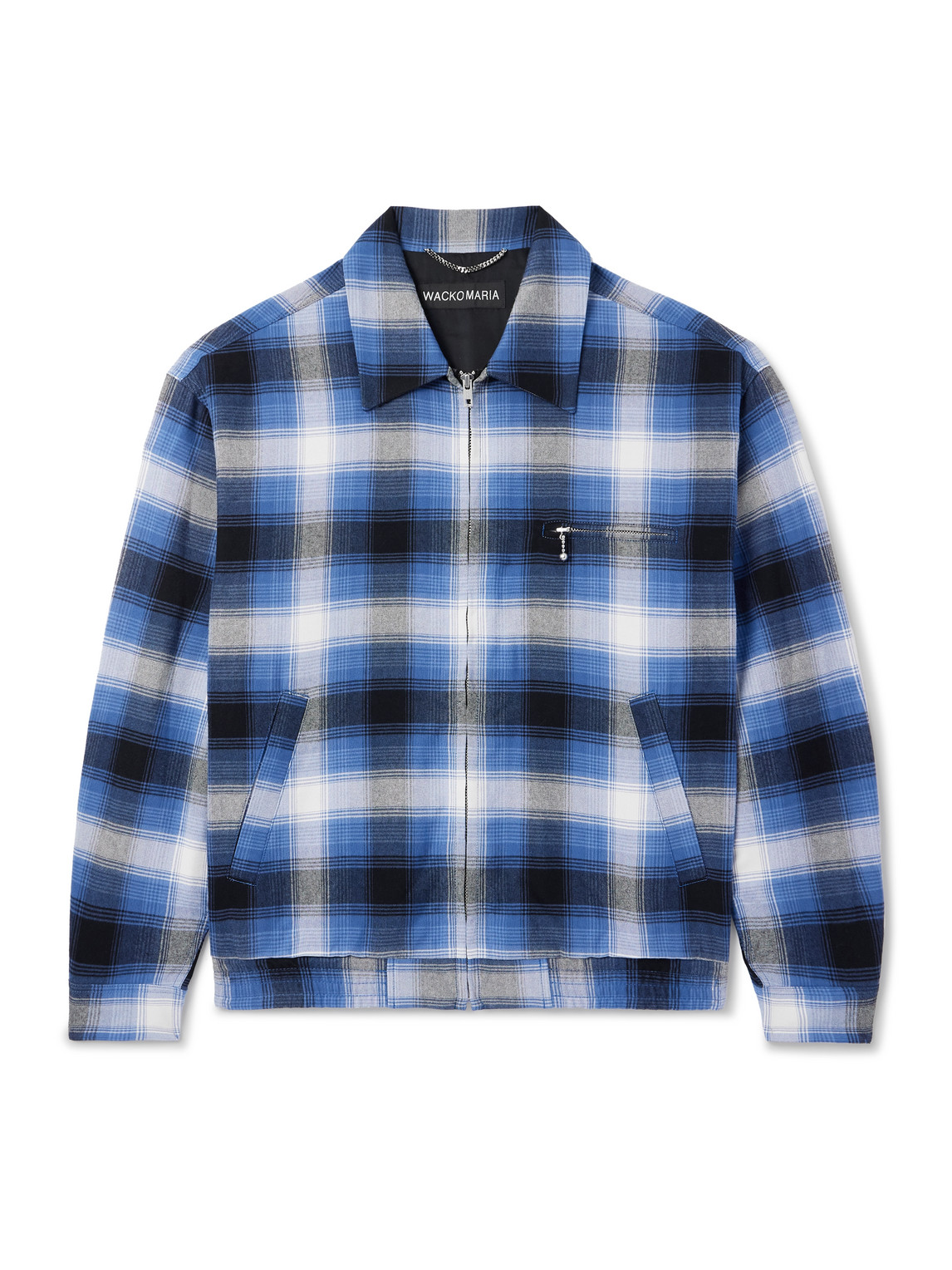 Checked Oxford Shirt Jacket