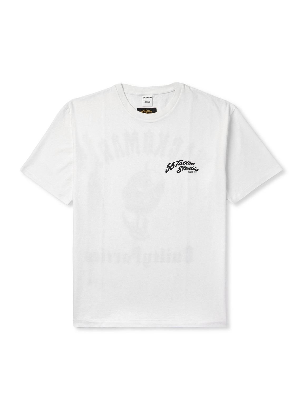 Wacko Maria 56 Tattoo Studio Printed Cotton-jersey T-shirt