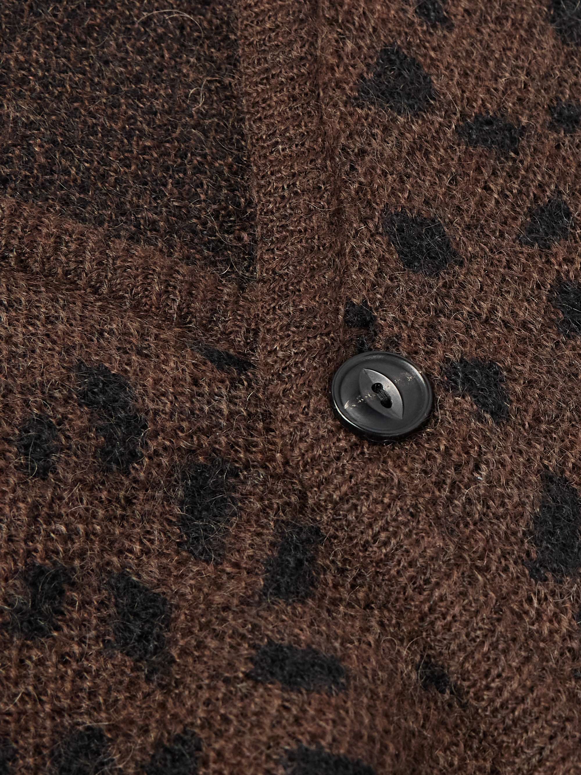 WACKO MARIA Leopard-Print Woven Cardigan for Men | MR PORTER
