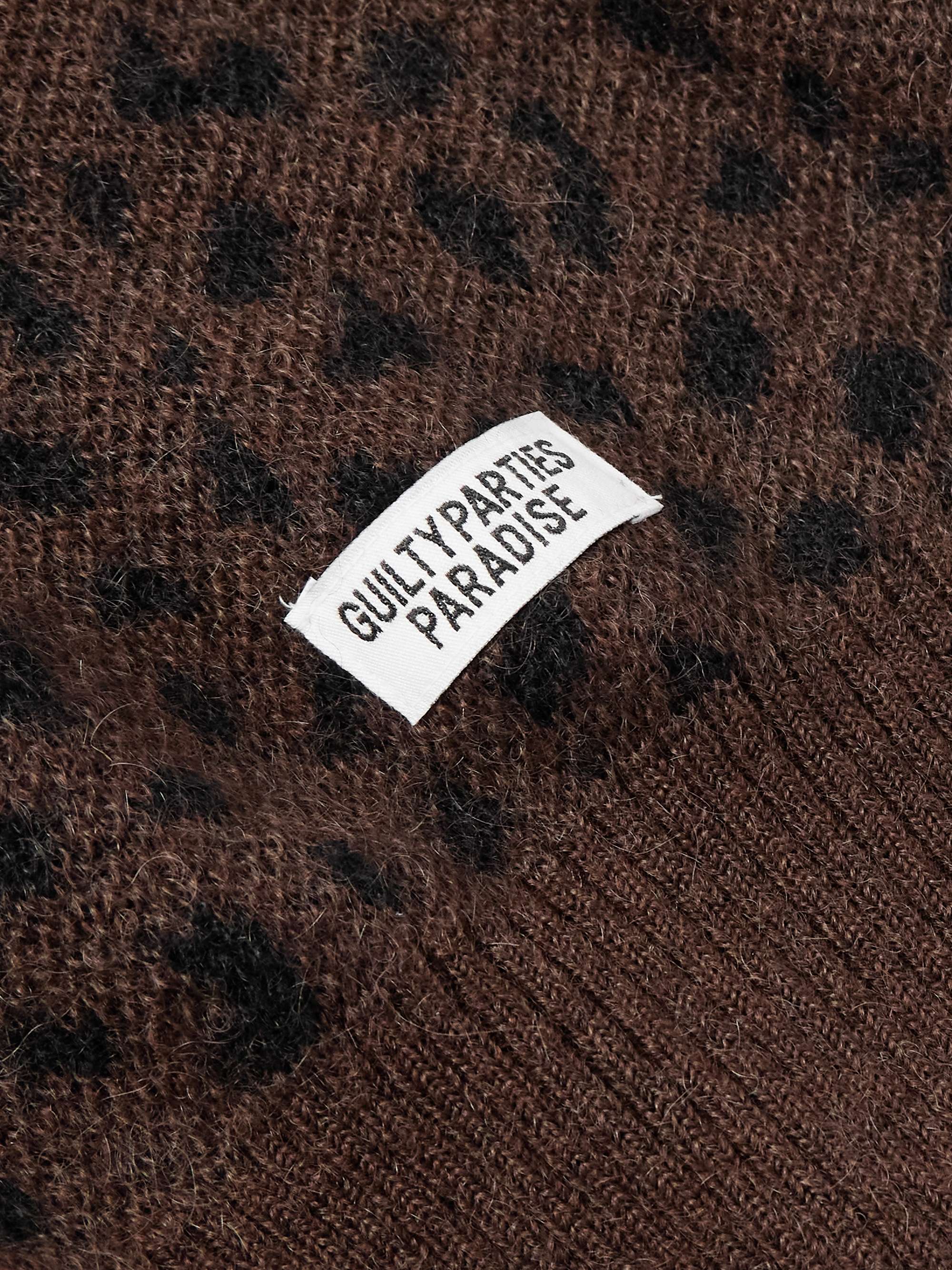 WACKO MARIA Leopard-Print Woven Cardigan for Men | MR PORTER