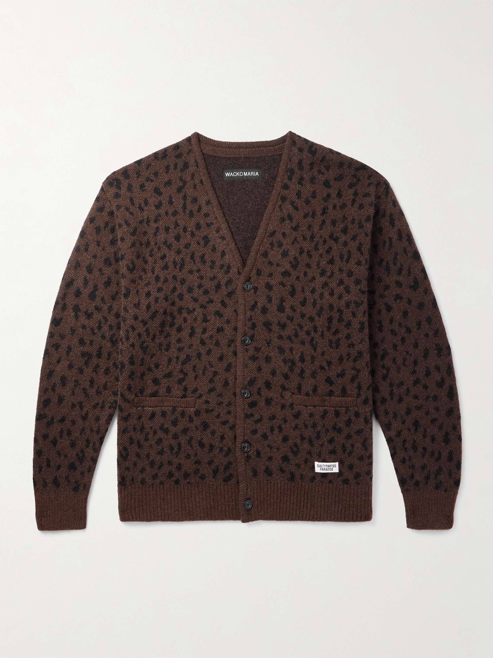 WACKO MARIA Leopard-Print Woven Cardigan for Men | MR PORTER