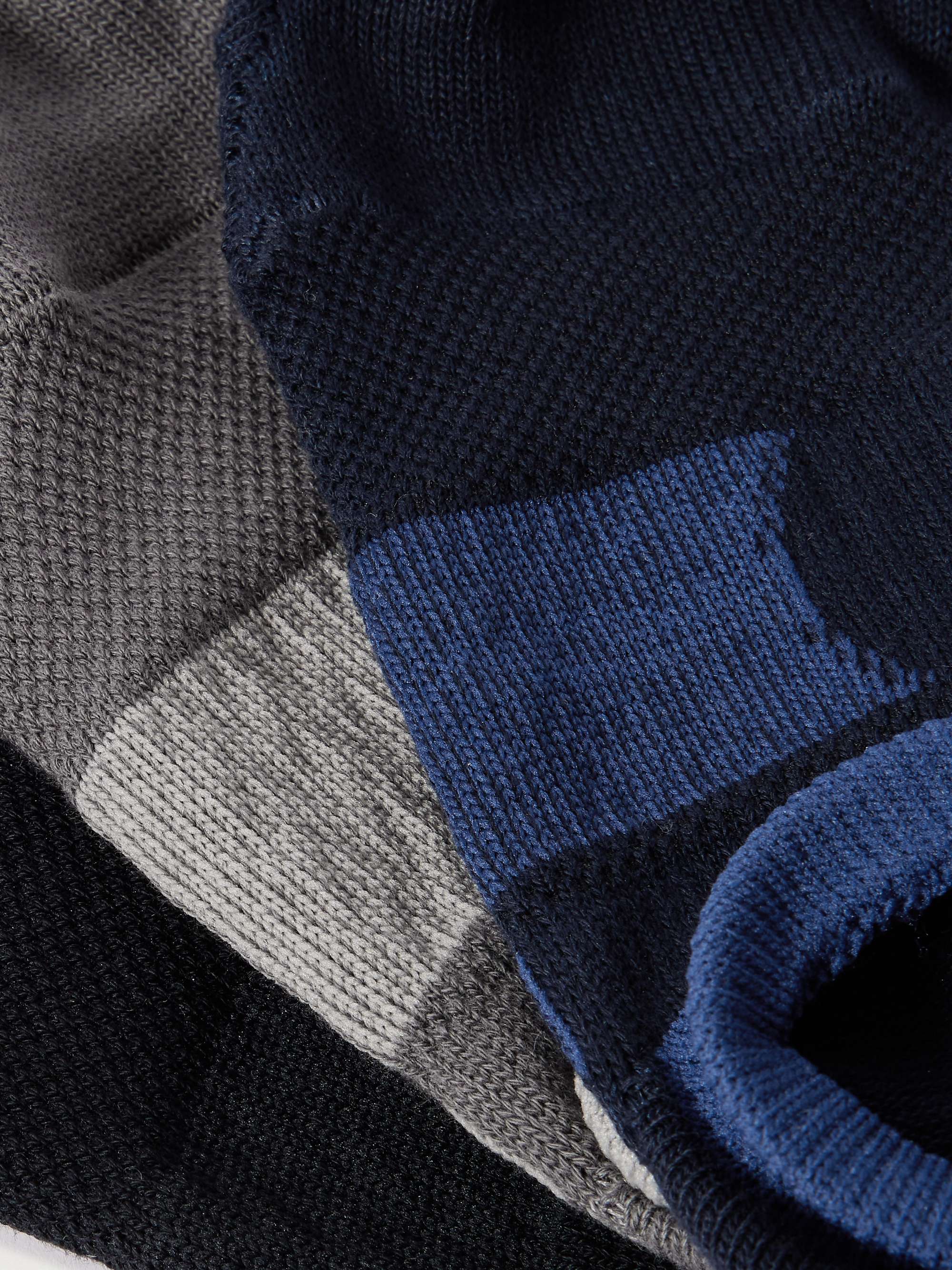 MR P. Three-Pack No-Show Stretch-Knit Socks