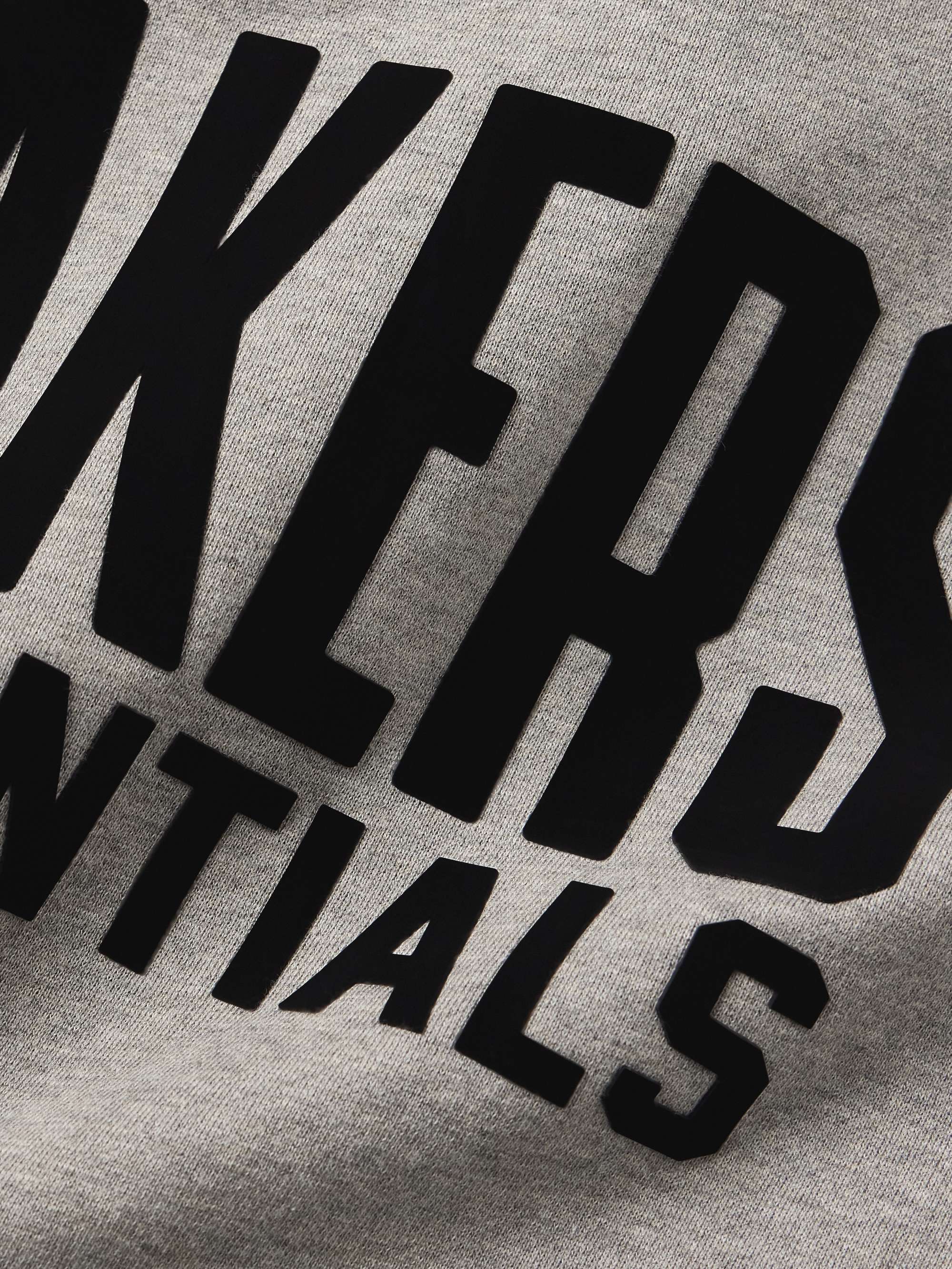 FEAR OF GOD ESSENTIALS + NBA LA Lakers Cropped Appliquéd