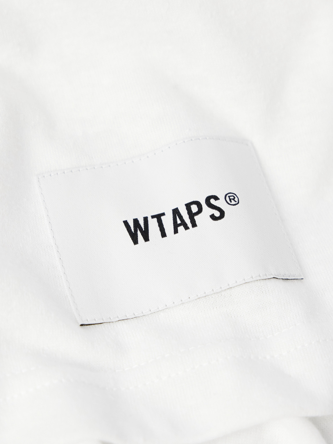 Wtaps Academy 01 Logo-print Cotton-blend Jersey T-shirt In White