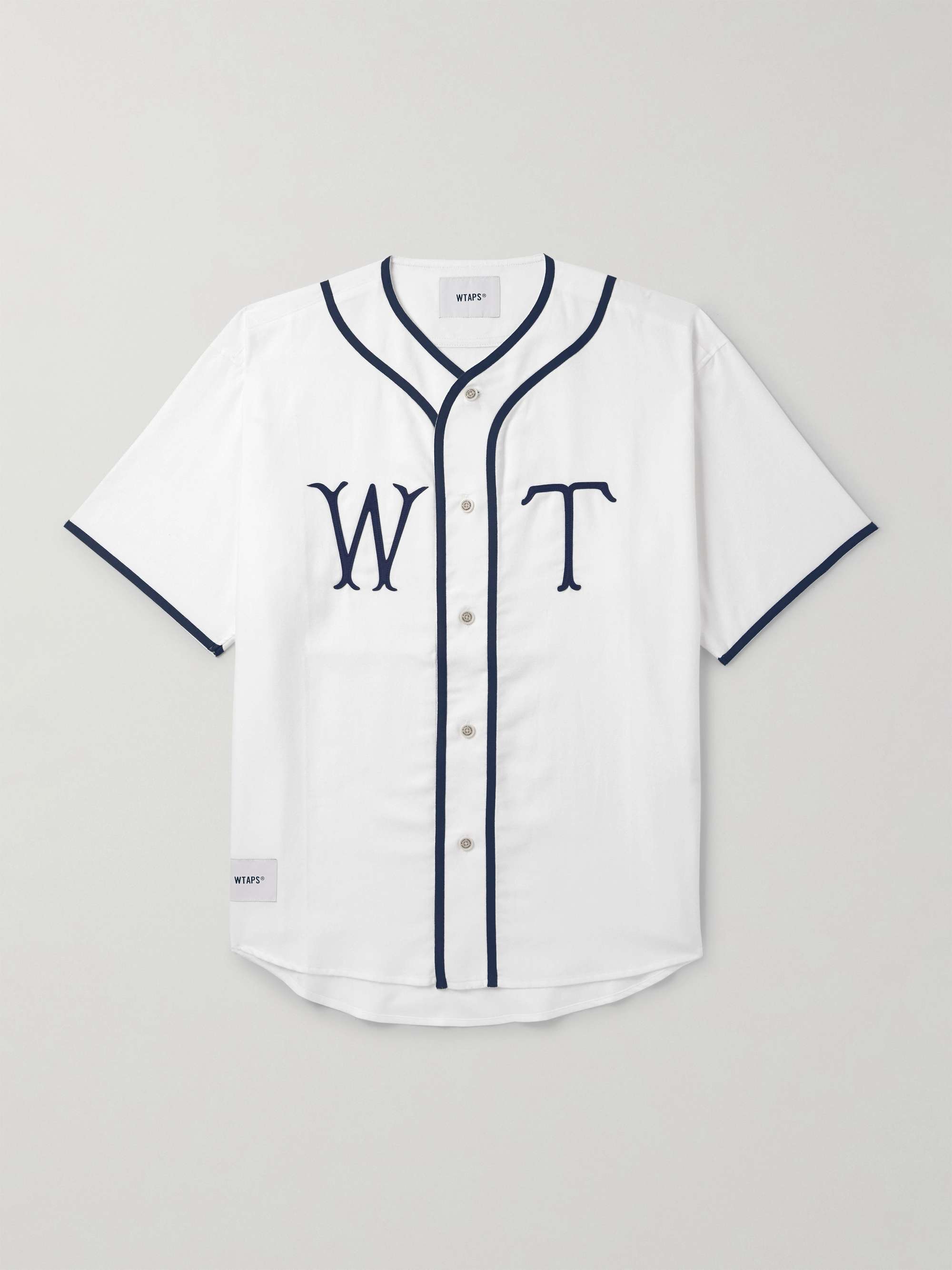 トップス WTAPS LEAGUE / SS / COTTON NAVY MEDIUM WTAPS BDY 01 / SS / COTTON. TEXTILE. WUT (2 colors)