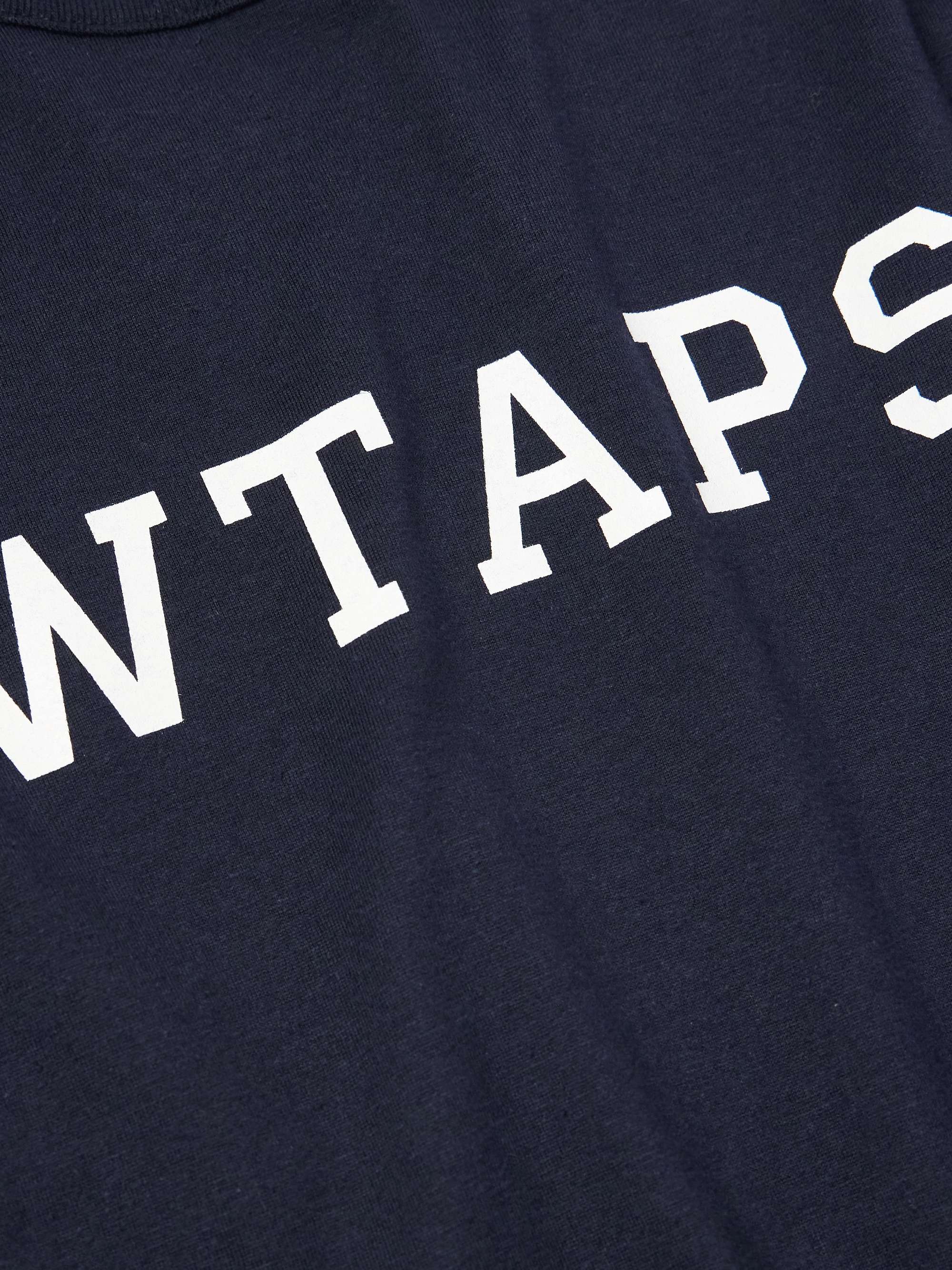WTAPS® Academy 01 Logo-Print Cotton-Blend Jersey T-Shirt for