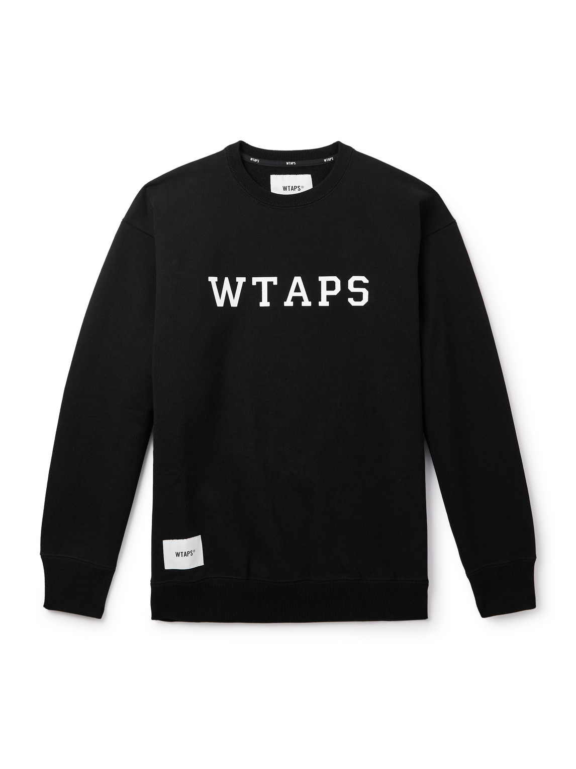 Academy Logo-Print Appliquéd Cotton-Jersey Sweatshirt