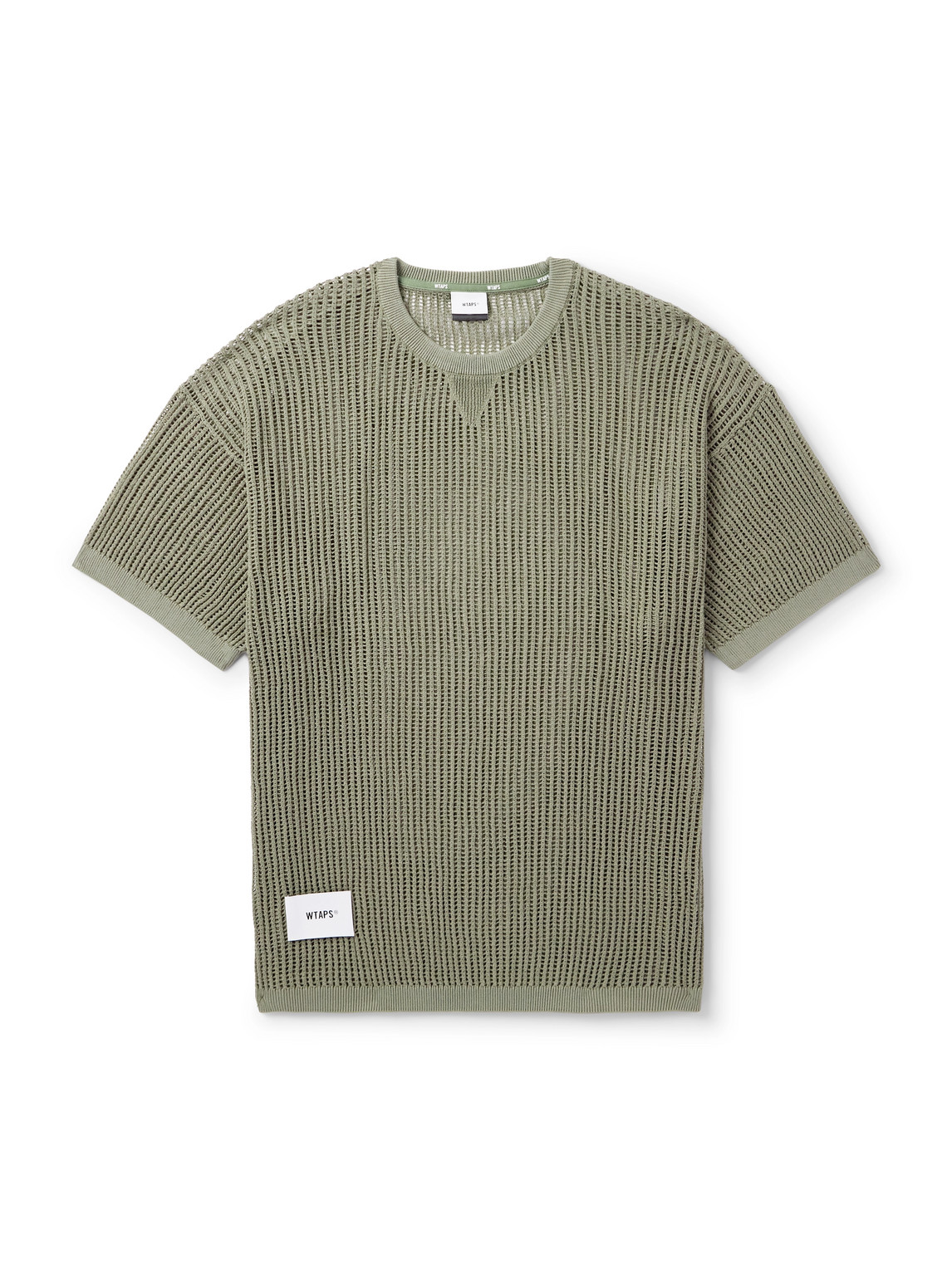 Wtaps Ghill Open-knit Cotton T-shirt