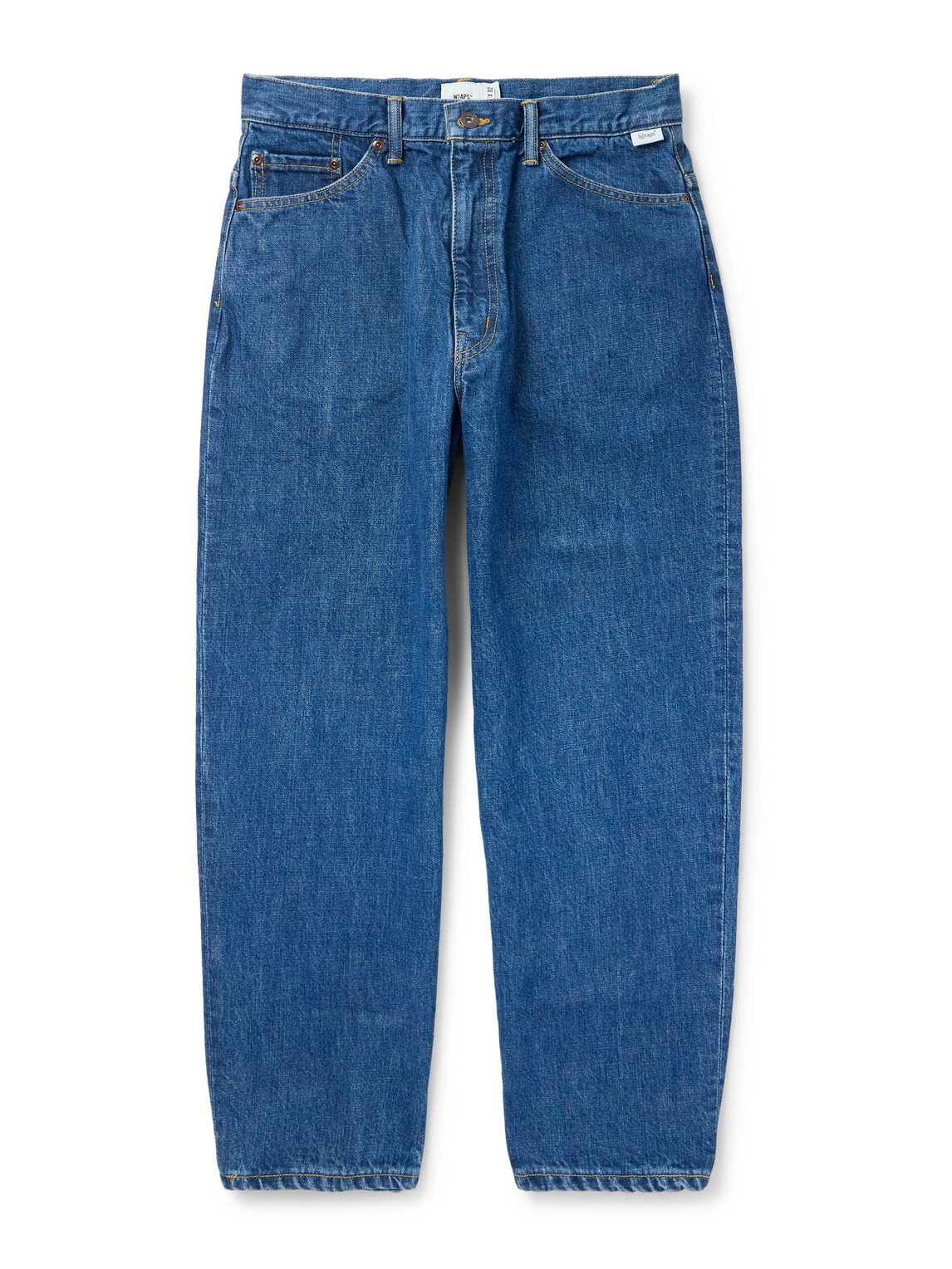 Blues Straight-Leg Cropped Jeans