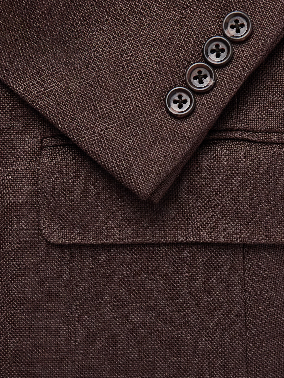 Polo Ralph Lauren Slim-fit Linen Blazer In Brown