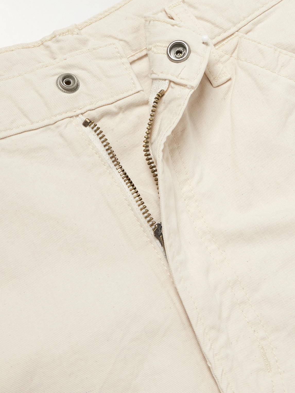 Polo Ralph Lauren Straight-leg Cotton-canvas Shorts In White