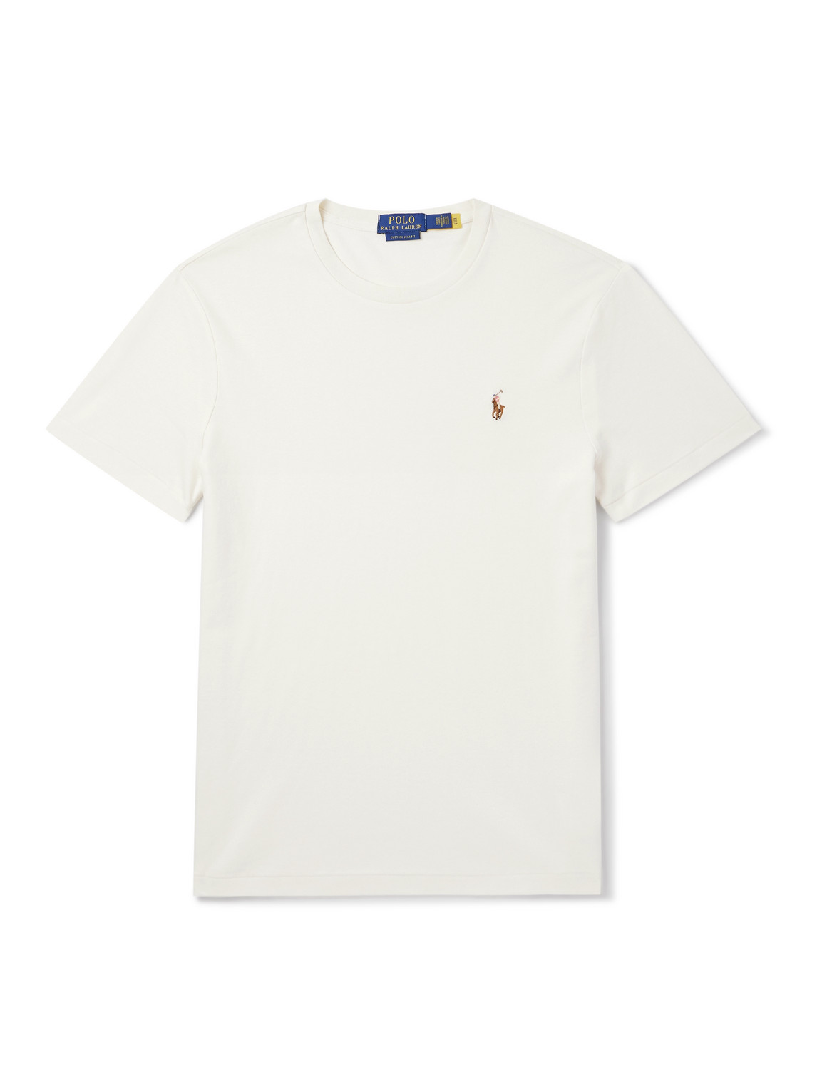 Polo Ralph Lauren Relaxed Fit Crew Neck T Shirt Logo In Neutral