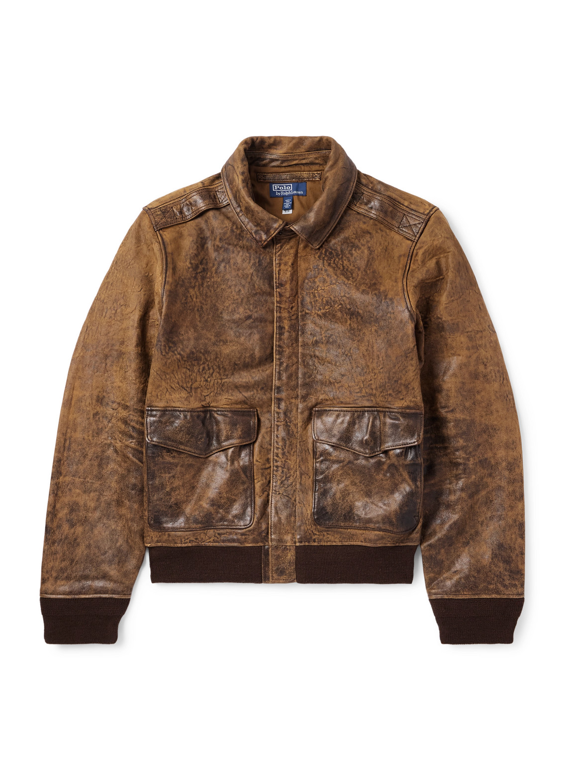 Polo Ralph Lauren Leather Bomber Jacket