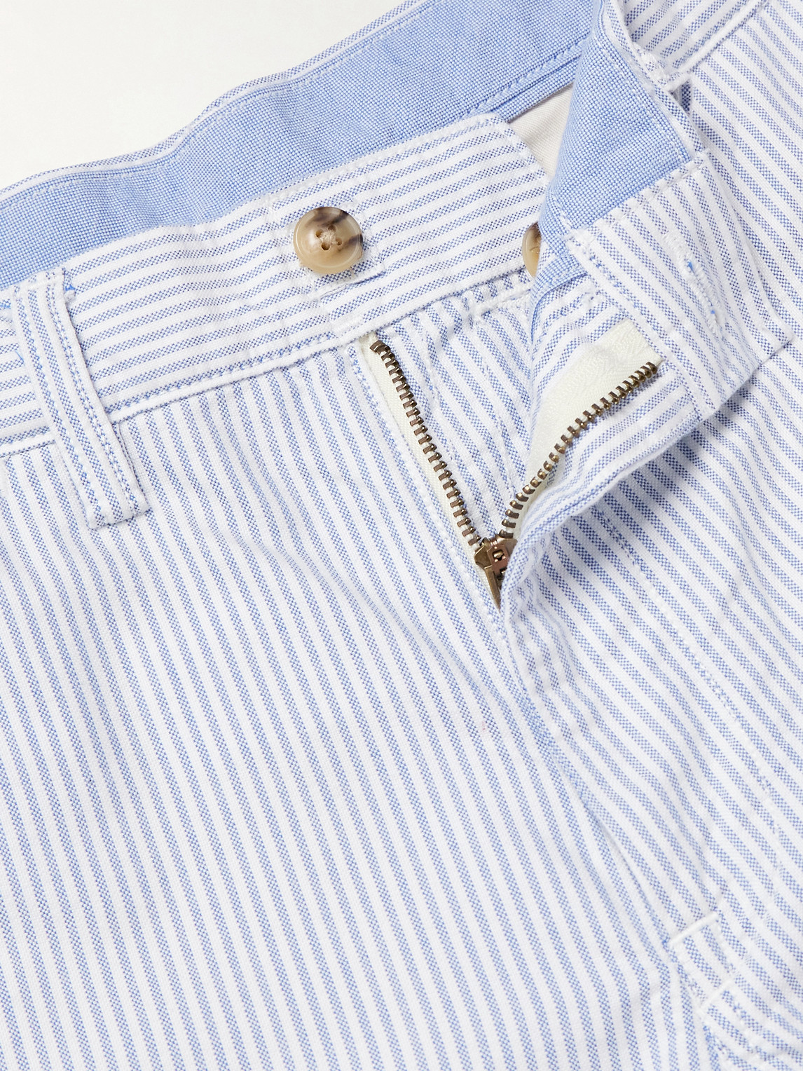 Polo Ralph Lauren Bedford Straight-leg Striped Cotton Oxford Shorts