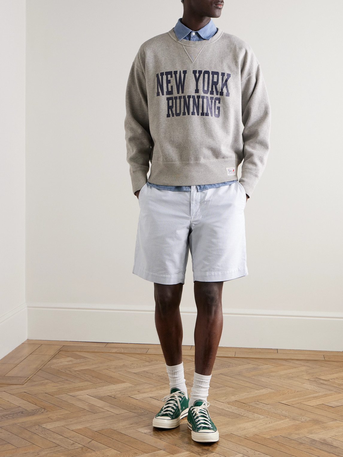 Polo Ralph Lauren Bedford Straight-leg Striped Cotton Oxford Shorts