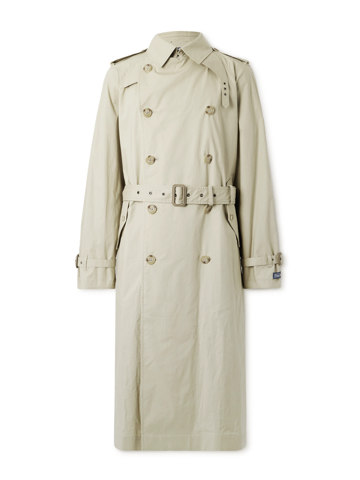 Polo Ralph Lauren Belted Stretch-cotton Poplin Trench Coat