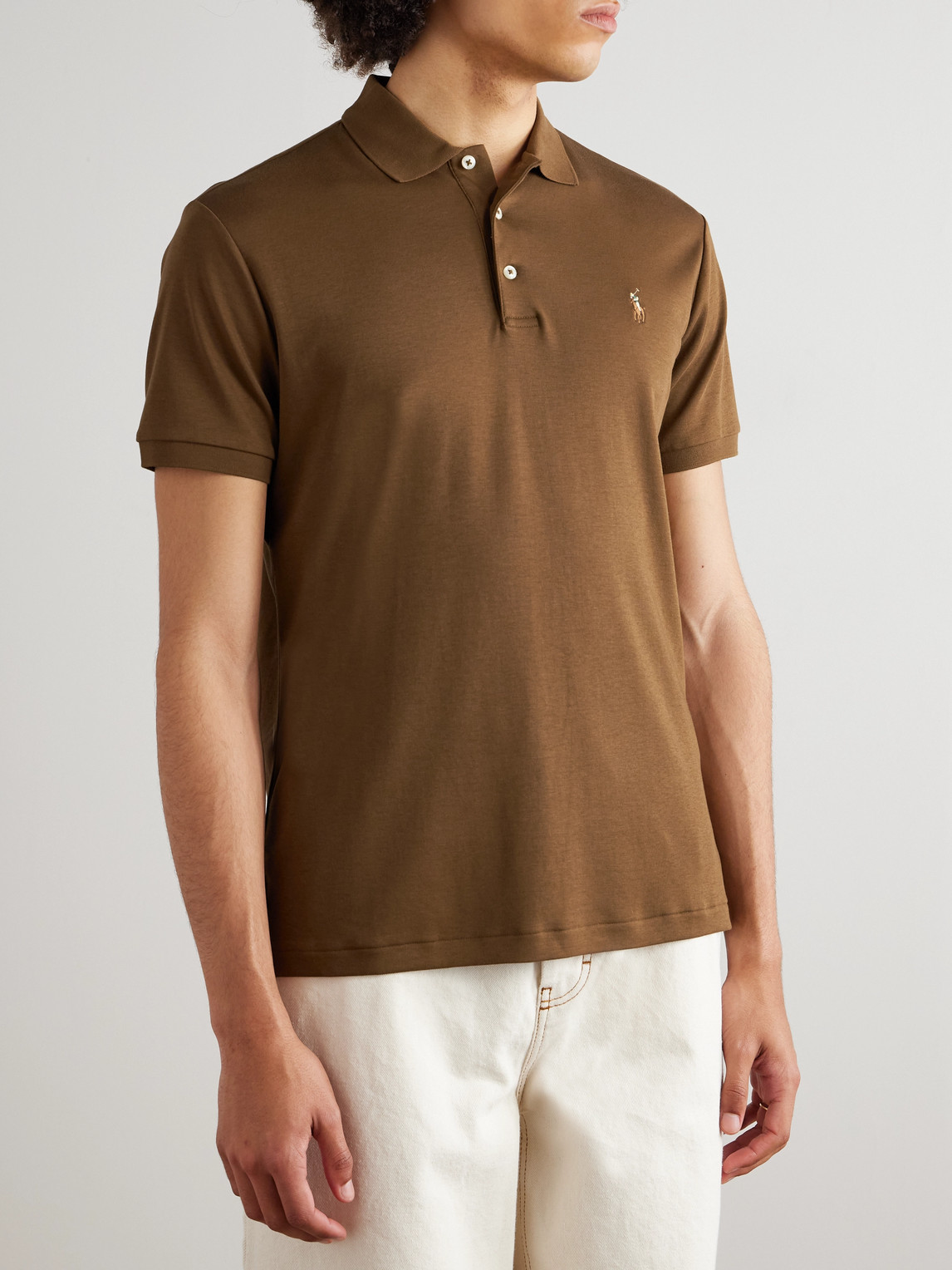 Polo Ralph Lauren Custom Slim Fit Soft Cotton Polo Shirt