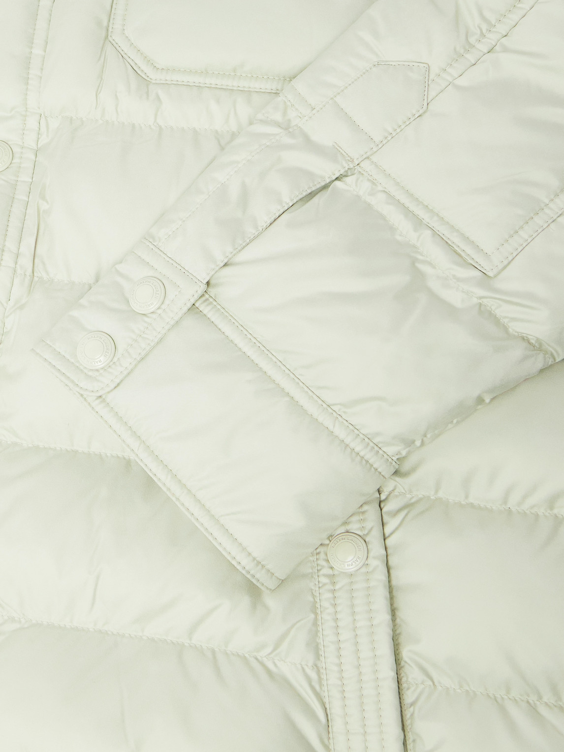 Polo Ralph Lauren Slim-fit Padded Quilted Shell Jacket In Neutral