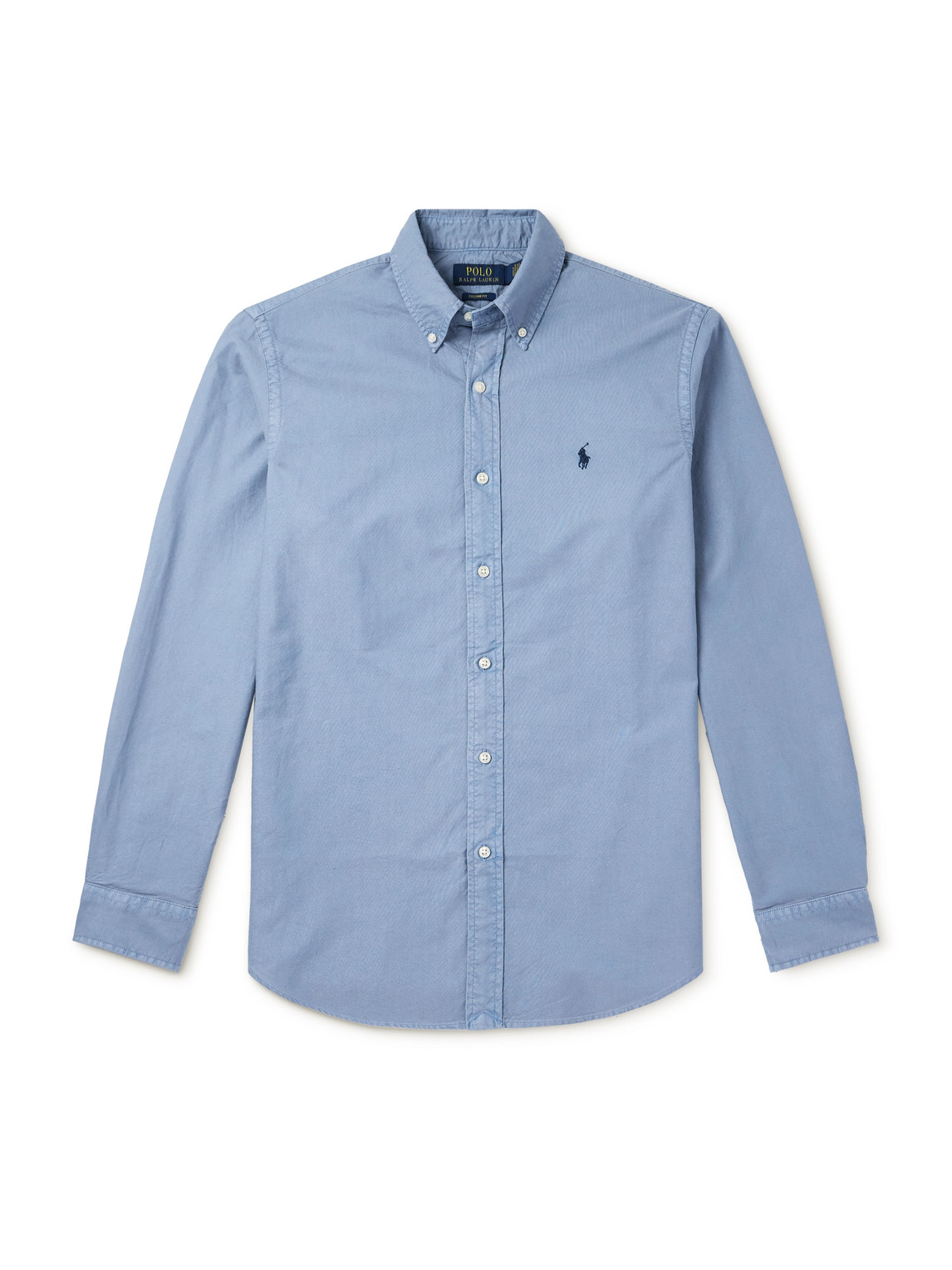 Polo Ralph Lauren Button-down Collar Logo-embroidered Cotton Shirt