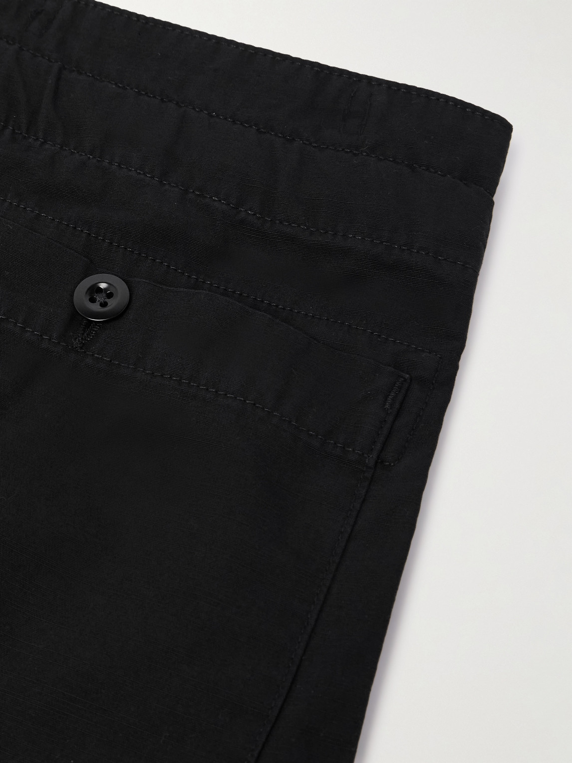 Polo Ralph Lauren Beachcomber Tapered Cotton-canvas Cargo Trousers In Black