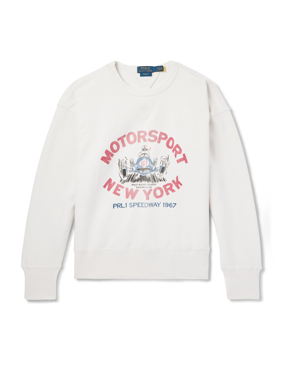 Polo Ralph Lauren Printed Cotton-blend Jersey Sweatshirt