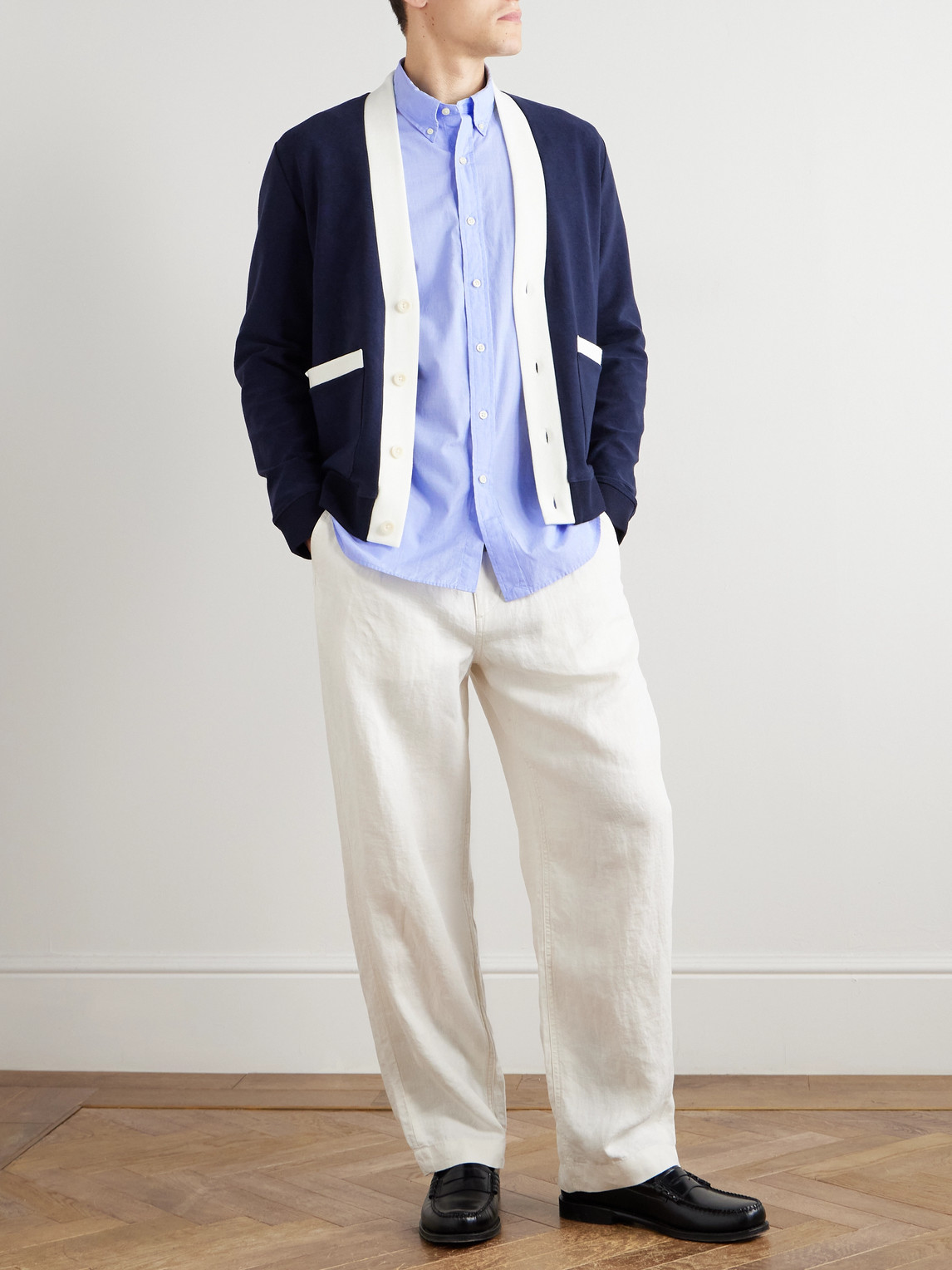 Button-Down Collar Cotton Shirt — 2