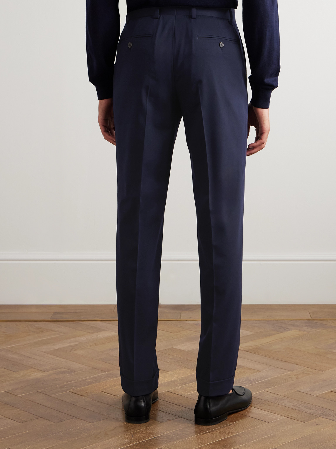 Polo Ralph Lauren Chester Straight-leg Stretch-twill Suit Trousers In Blue