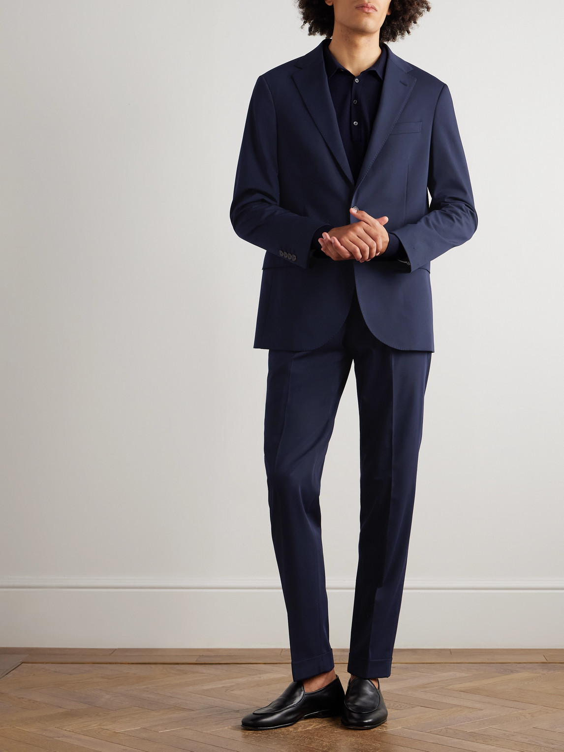 Polo Ralph Lauren Chester Straight-leg Stretch-twill Suit Trousers In Blue