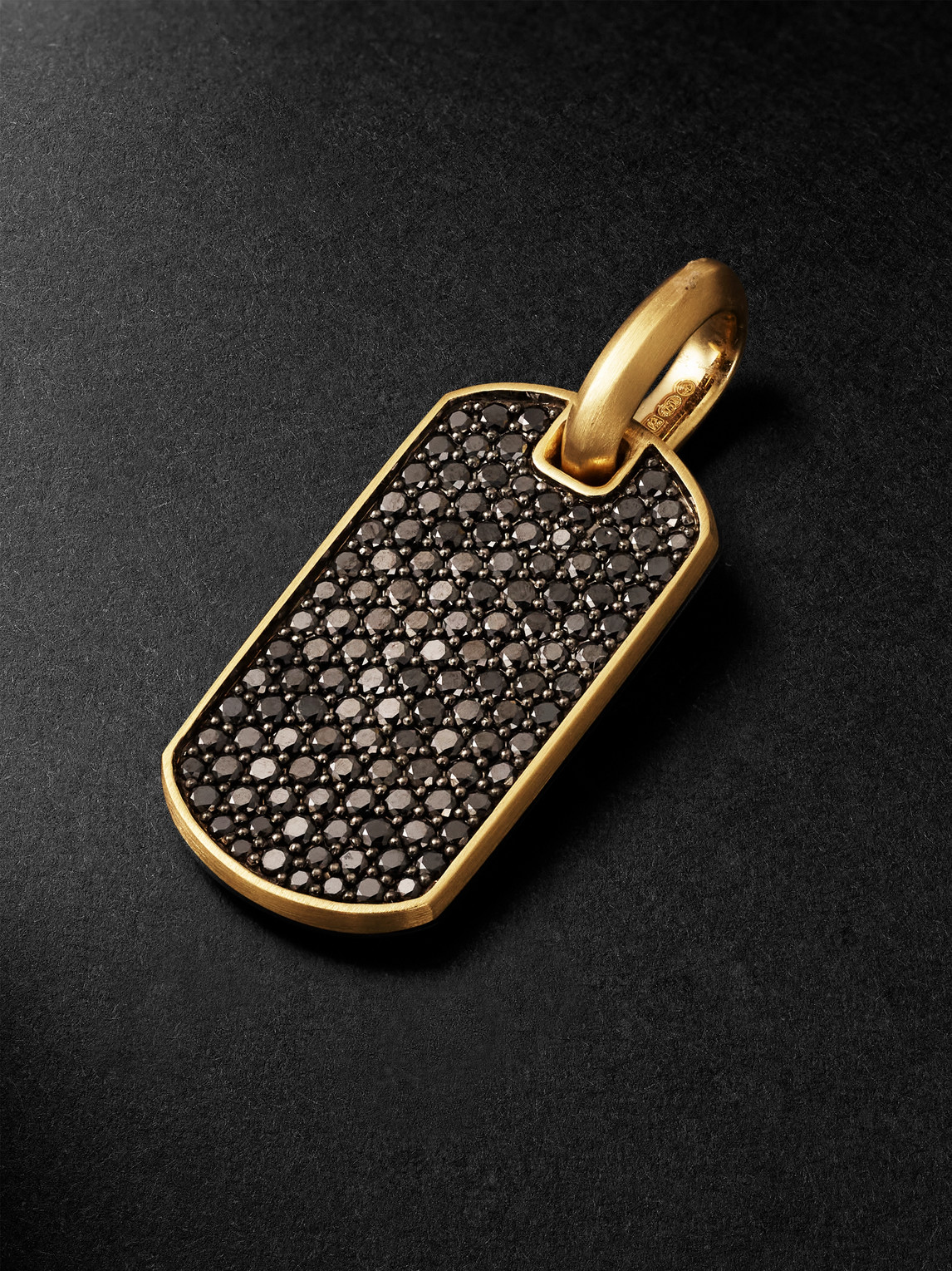 David Yurman Chevron Gold Diamond Pendant - Men